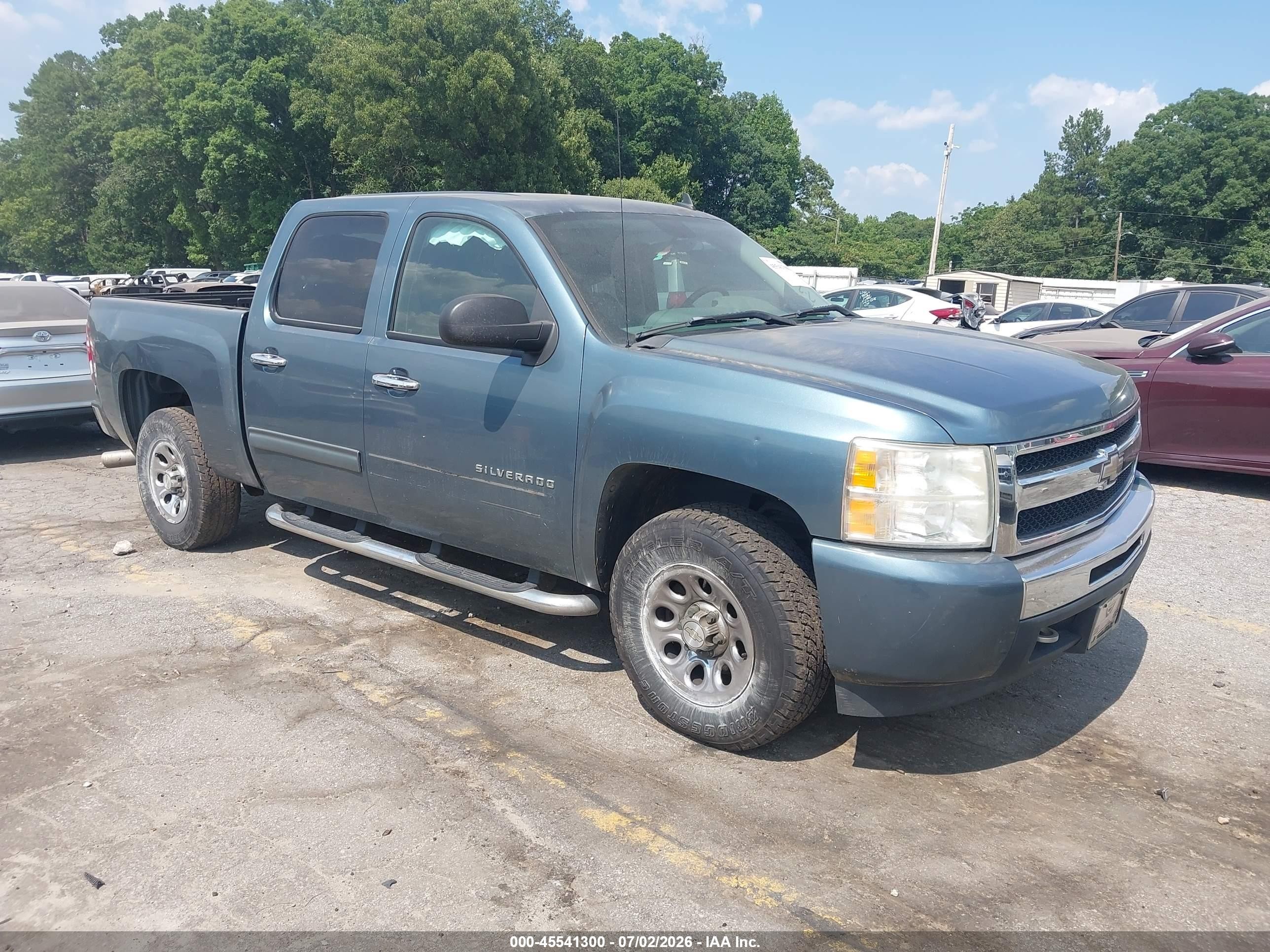 2010 Chevrolet Silverado 1500 Ls Teal vin: 3GCRCREA1AG131701