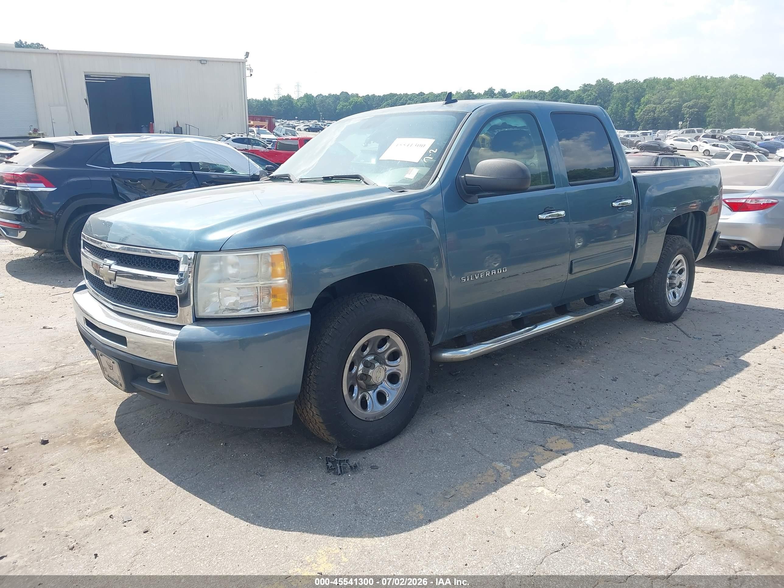 2010 Chevrolet Silverado 1500 Ls Бирюзовый vin: 3GCRCREA1AG131701