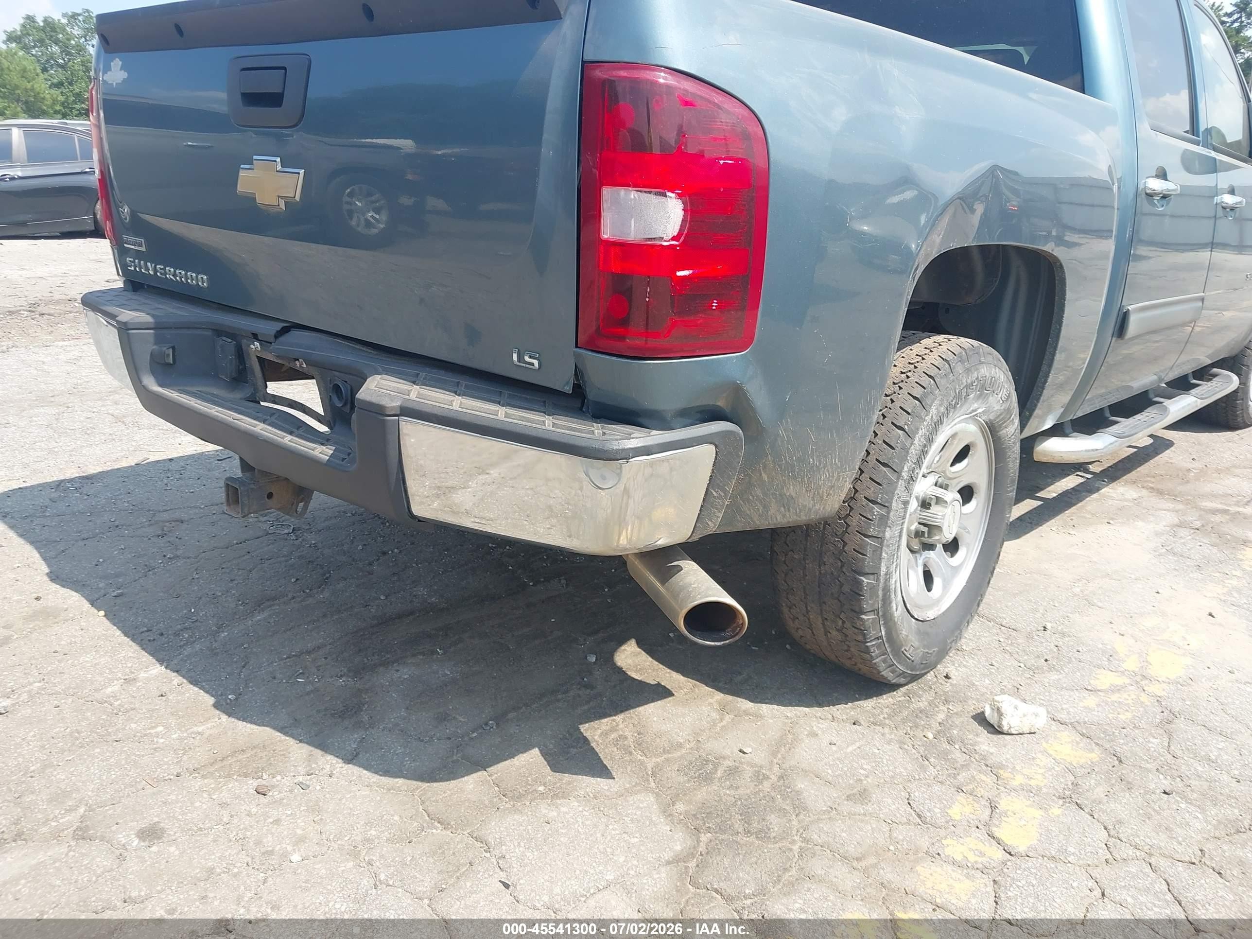 2010 Chevrolet Silverado 1500 Ls Бирюзовый vin: 3GCRCREA1AG131701