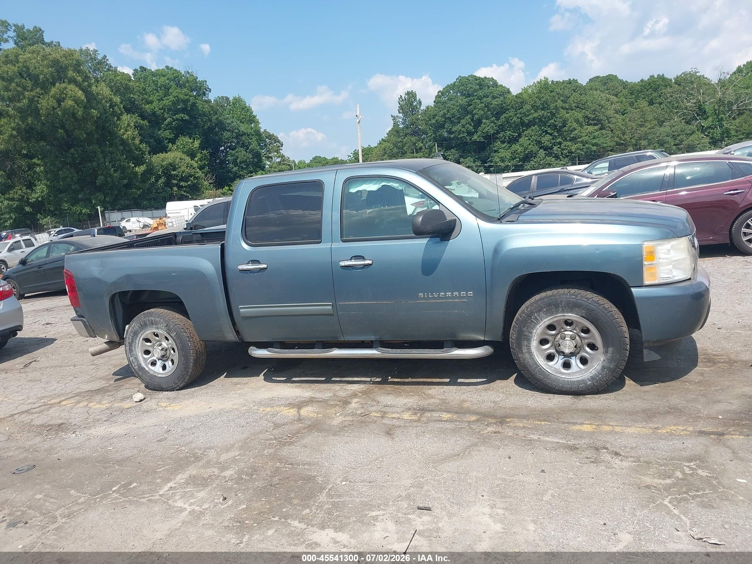 2010 Chevrolet Silverado 1500 Ls Бирюзовый vin: 3GCRCREA1AG131701