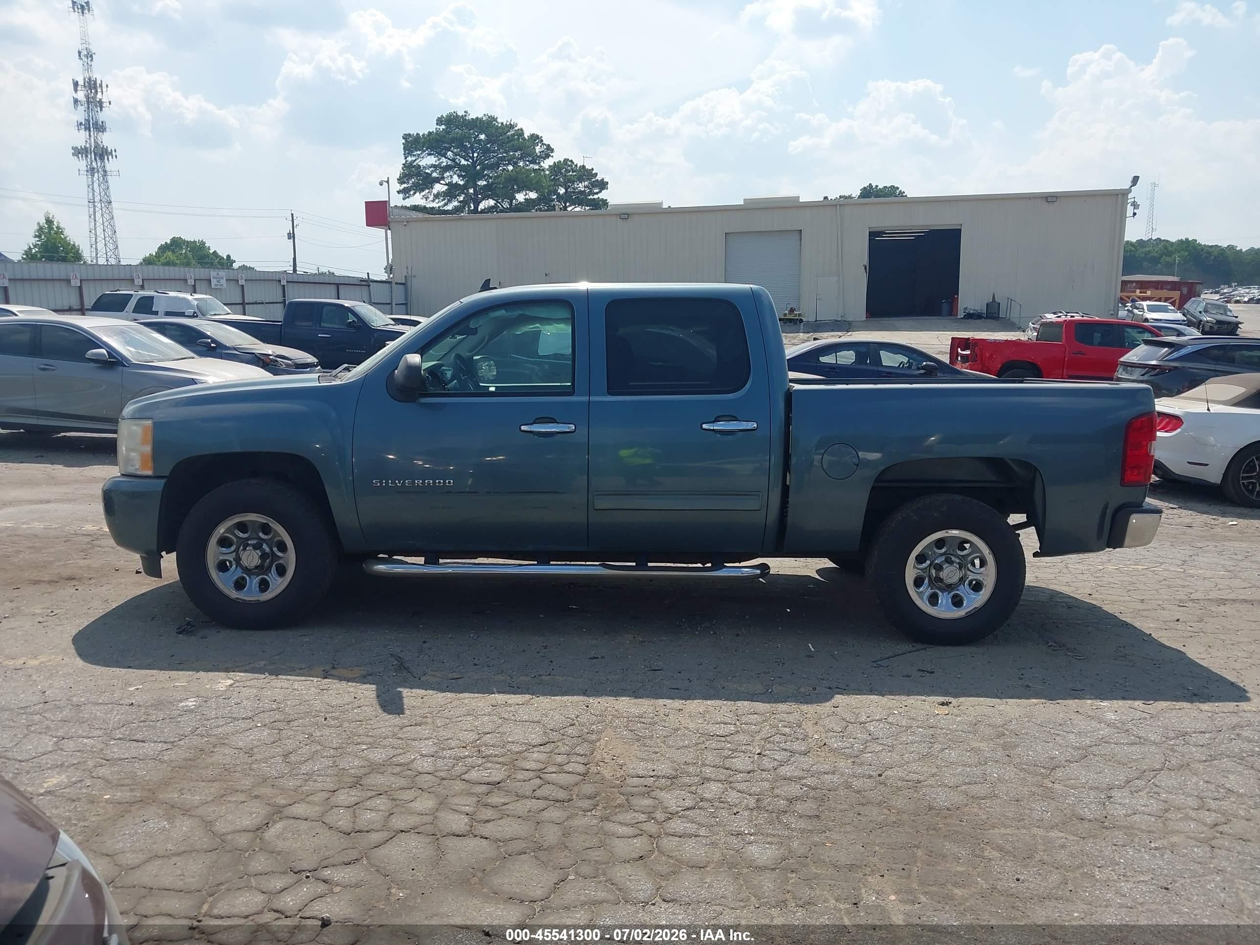 2010 Chevrolet Silverado 1500 Ls Бирюзовый vin: 3GCRCREA1AG131701