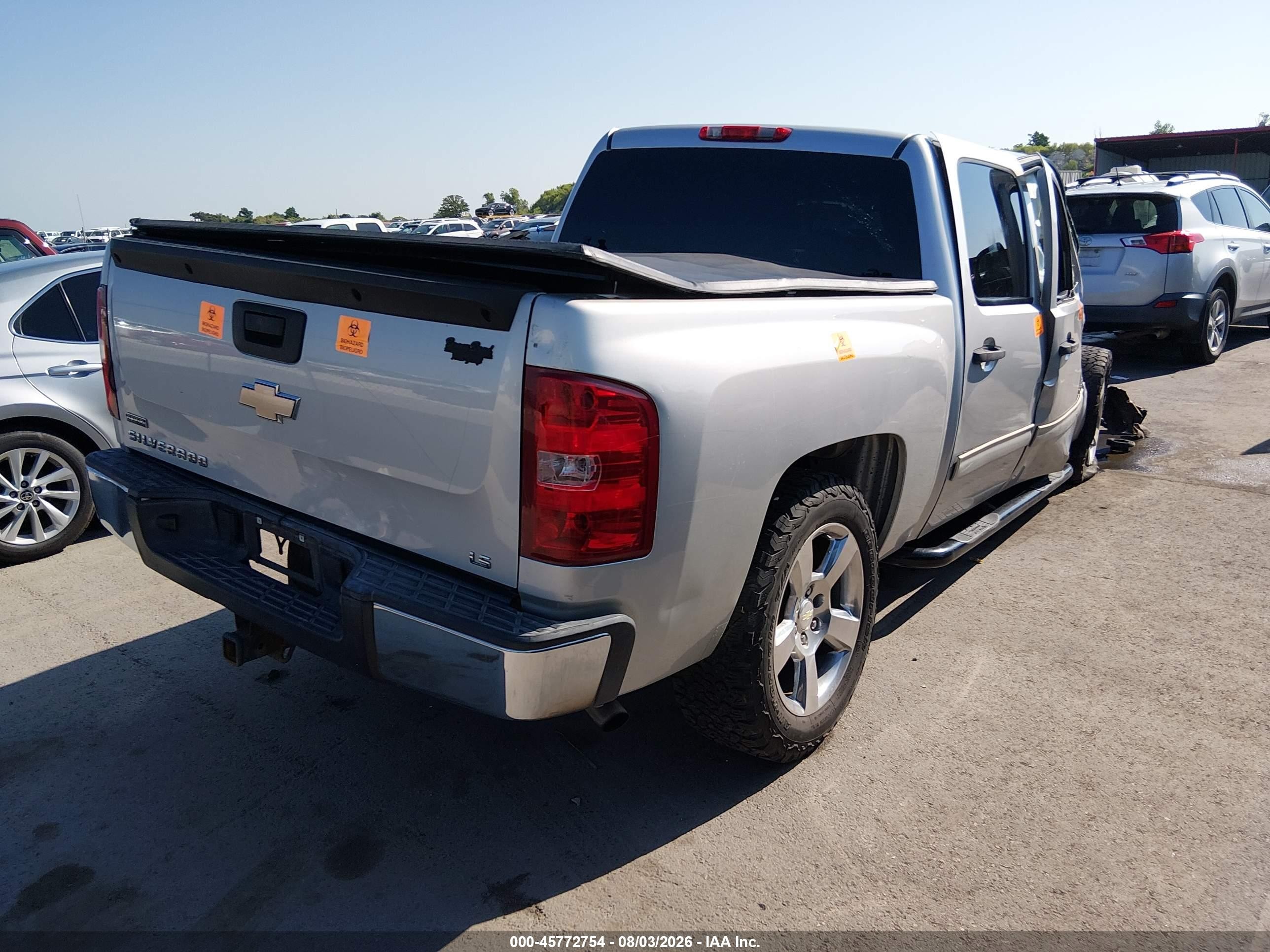 2010 Chevrolet Silverado 1500 Ls Silver vin: 3GCRCREA1AG286135