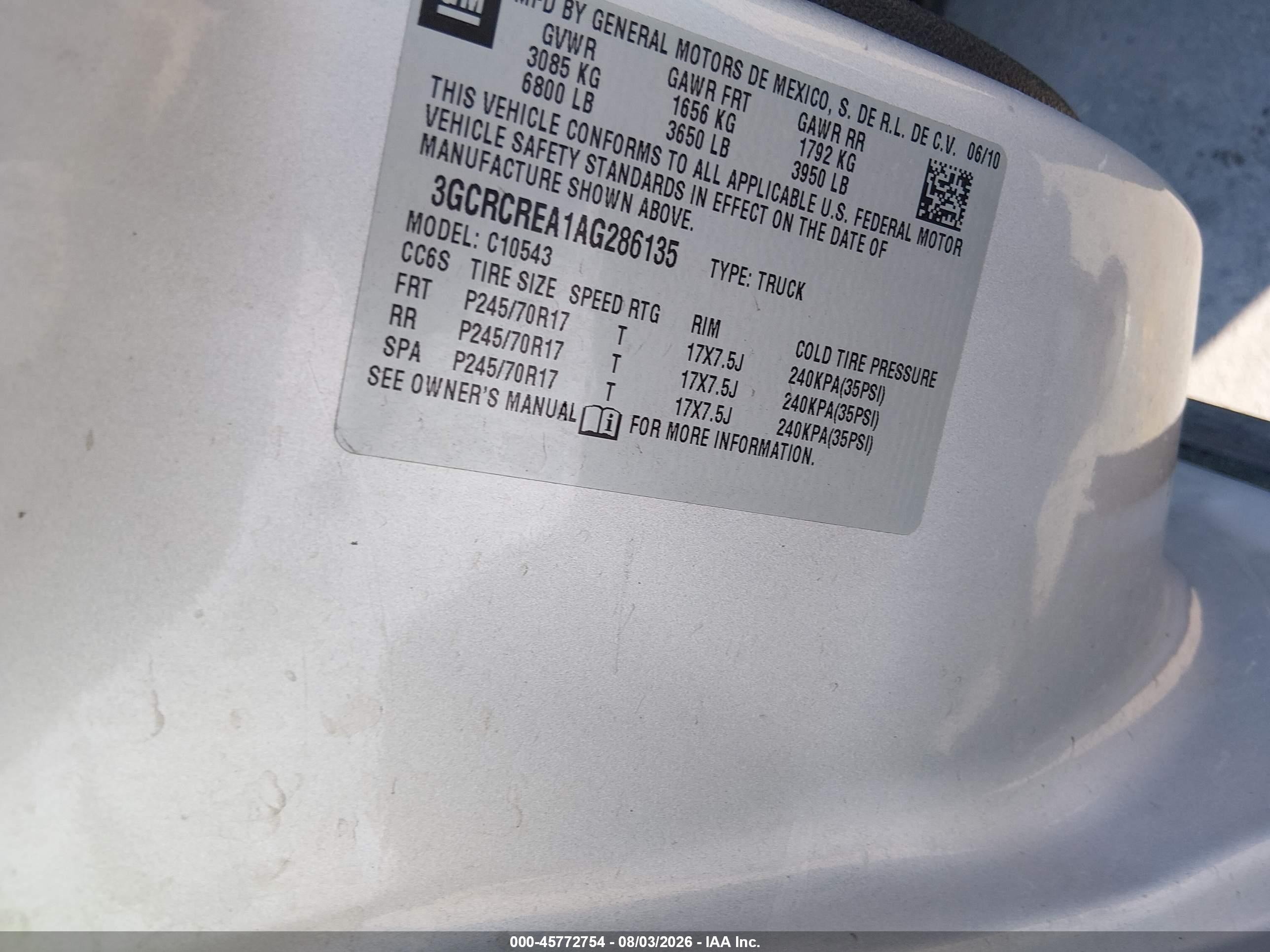 2010 Chevrolet Silverado 1500 Ls Silver vin: 3GCRCREA1AG286135
