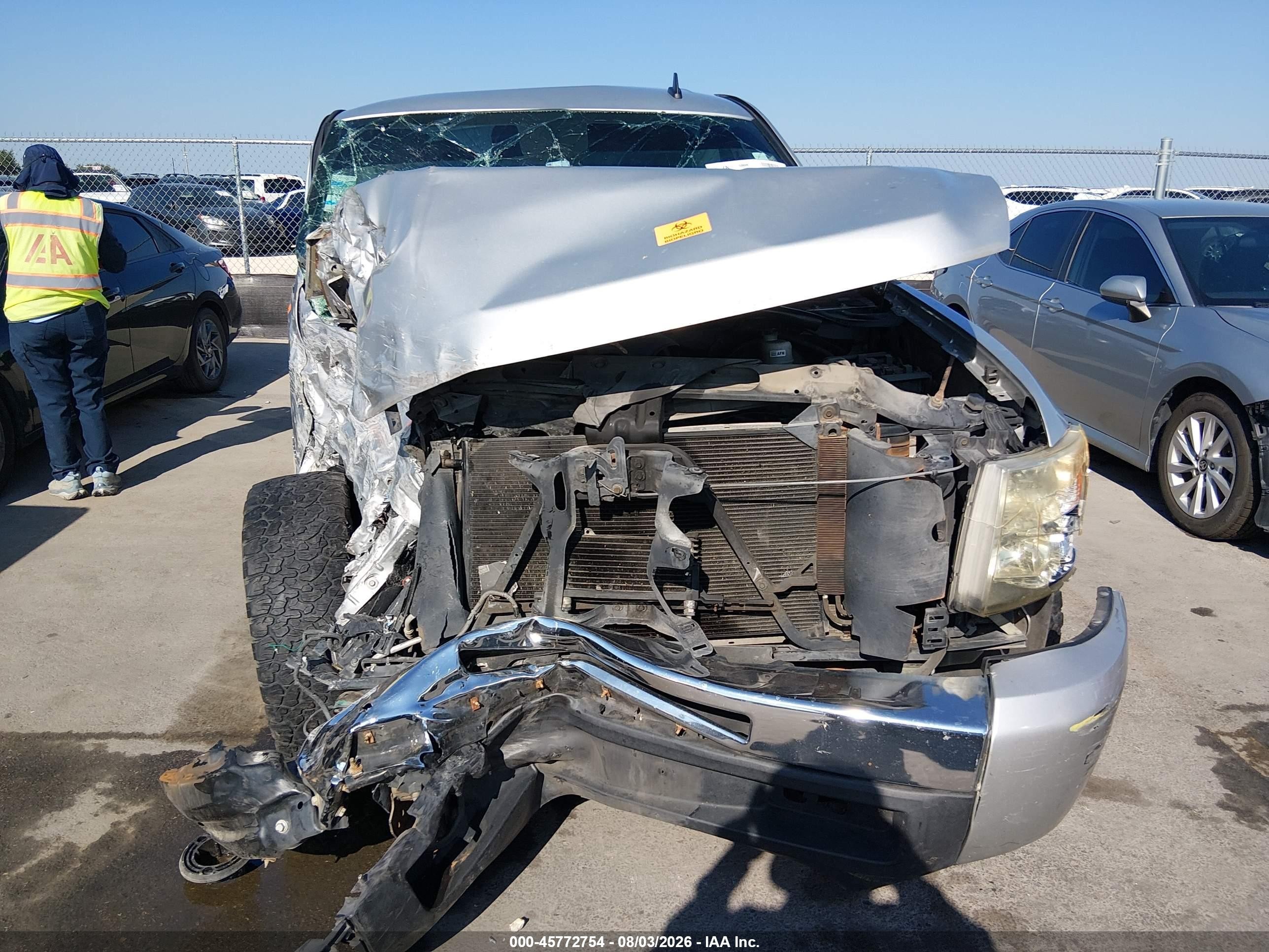 2010 Chevrolet Silverado 1500 Ls Silver vin: 3GCRCREA1AG286135