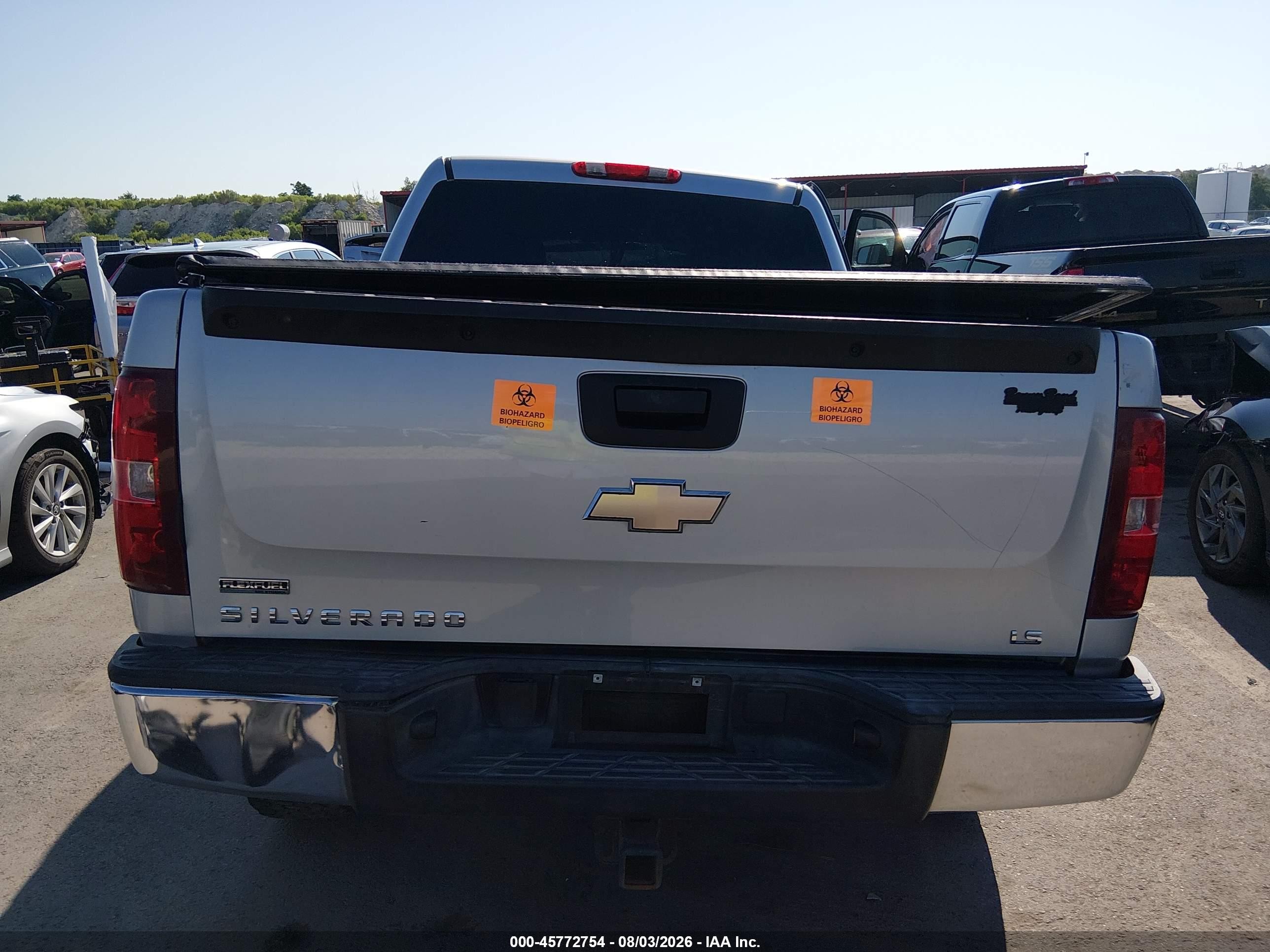 2010 Chevrolet Silverado 1500 Ls Silver vin: 3GCRCREA1AG286135
