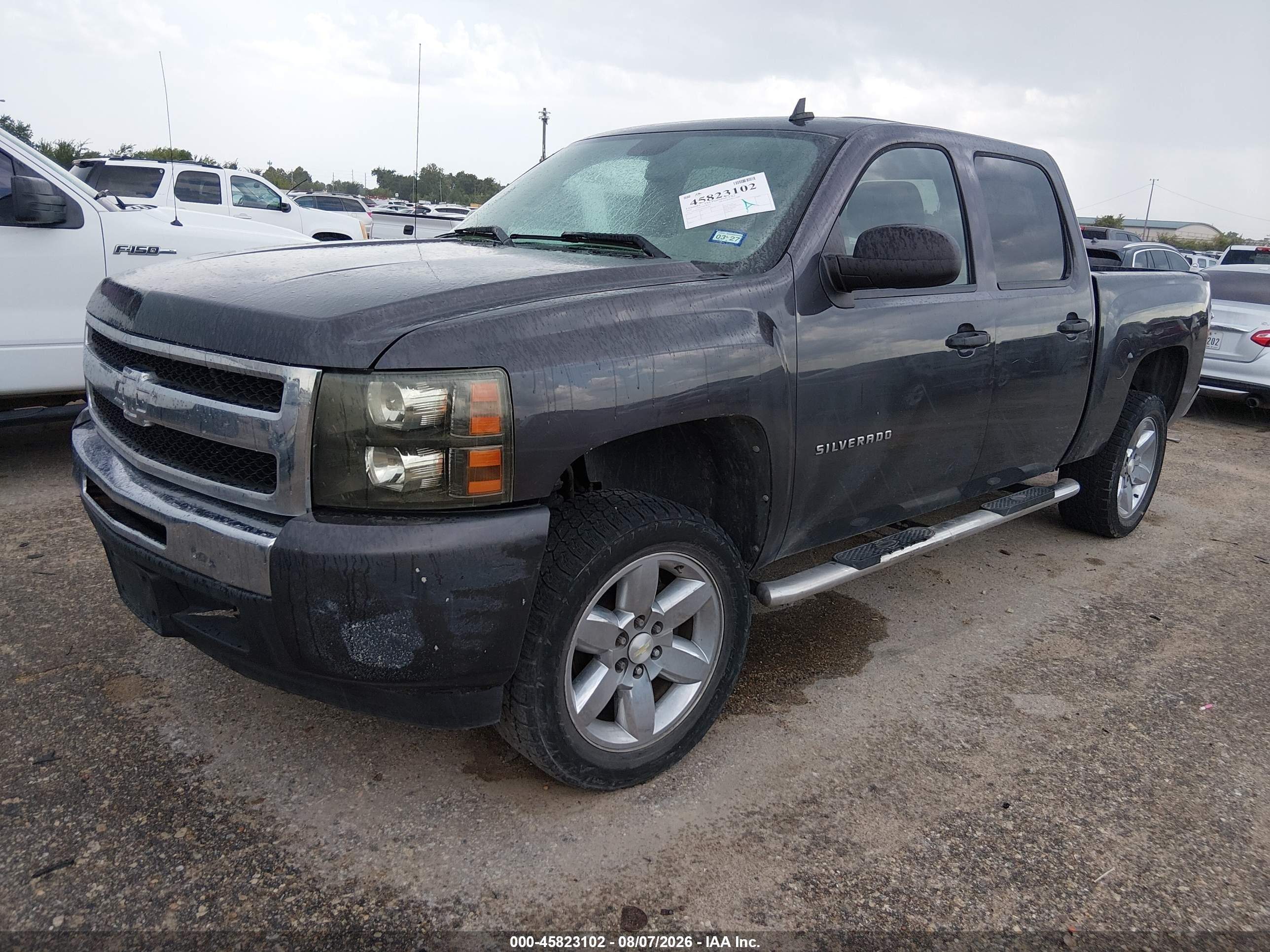 2010 Chevrolet Silverado 1500 Ls Gray vin: 3GCRCREA6AG222981