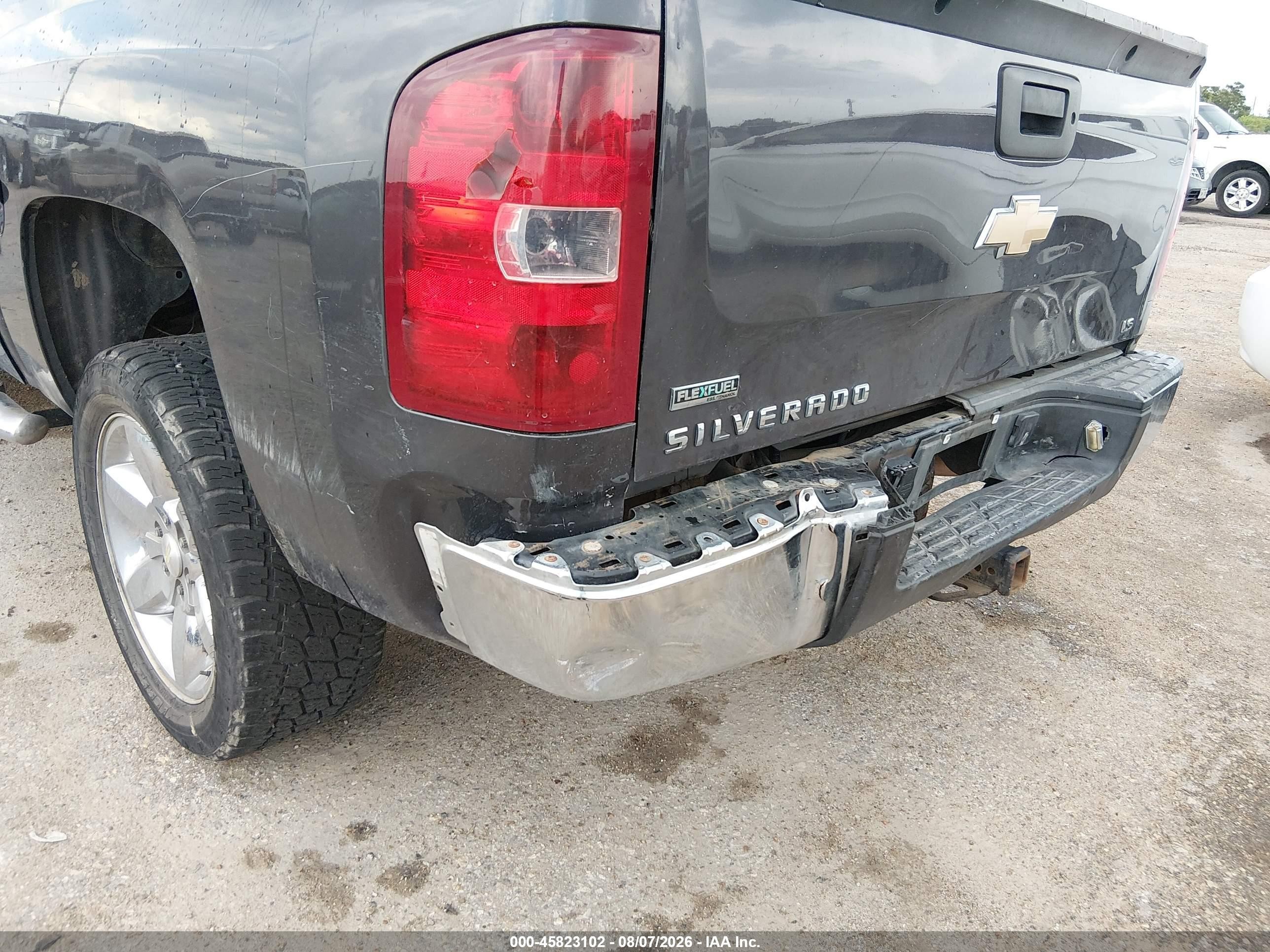 2010 Chevrolet Silverado 1500 Ls Gray vin: 3GCRCREA6AG222981