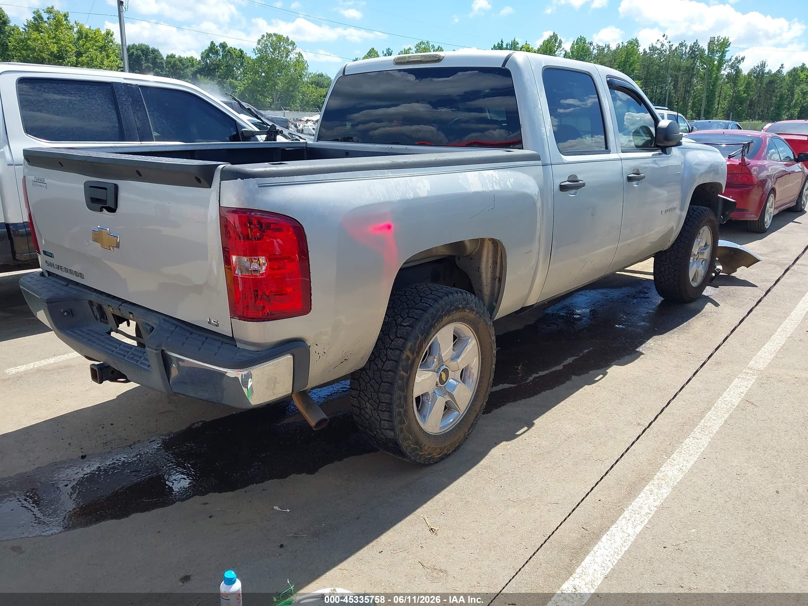 2010 Chevrolet Silverado 1500 Ls Silver vin: 3GCRCREA6AG278144