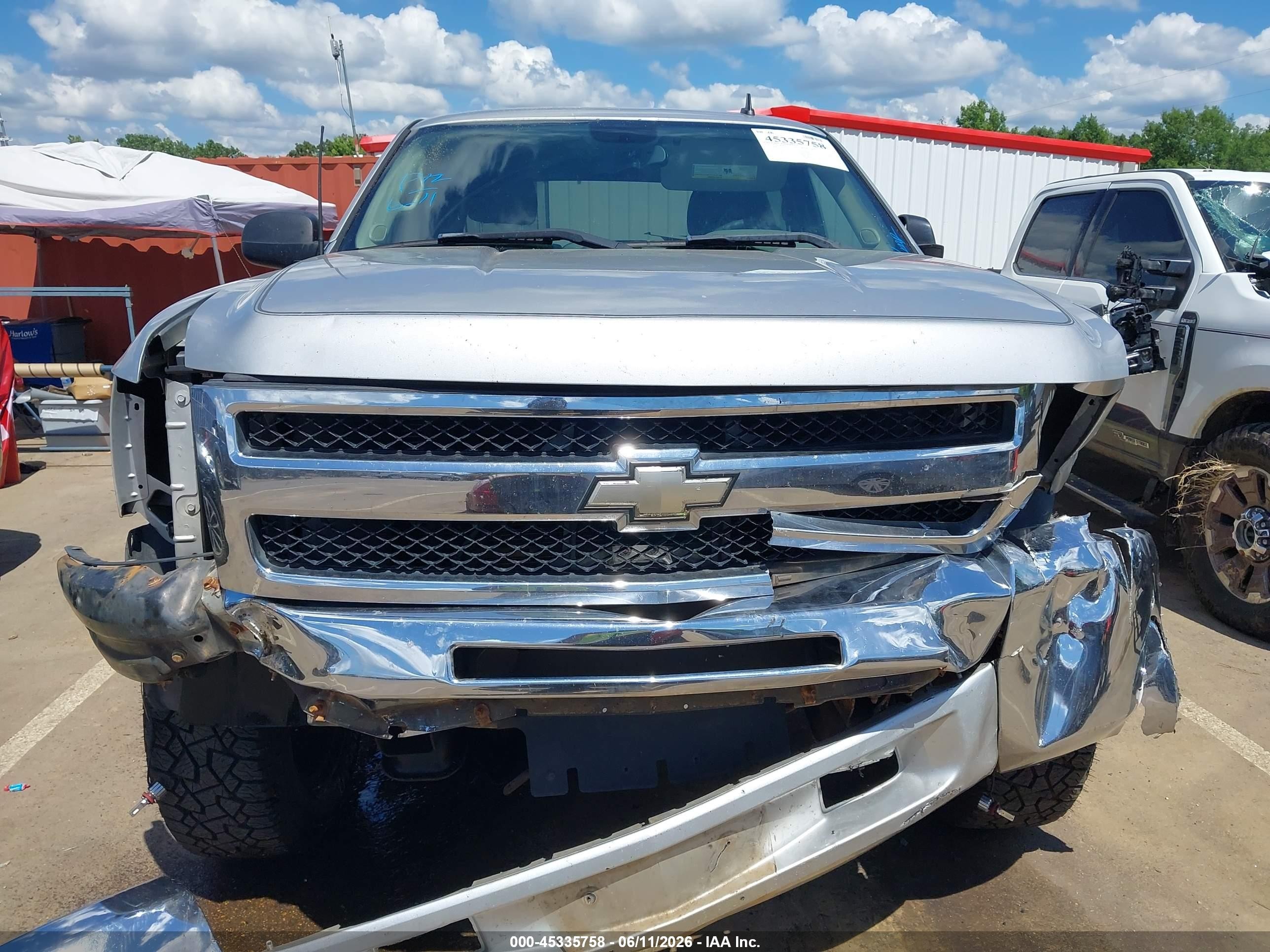 2010 Chevrolet Silverado 1500 Ls Silver vin: 3GCRCREA6AG278144