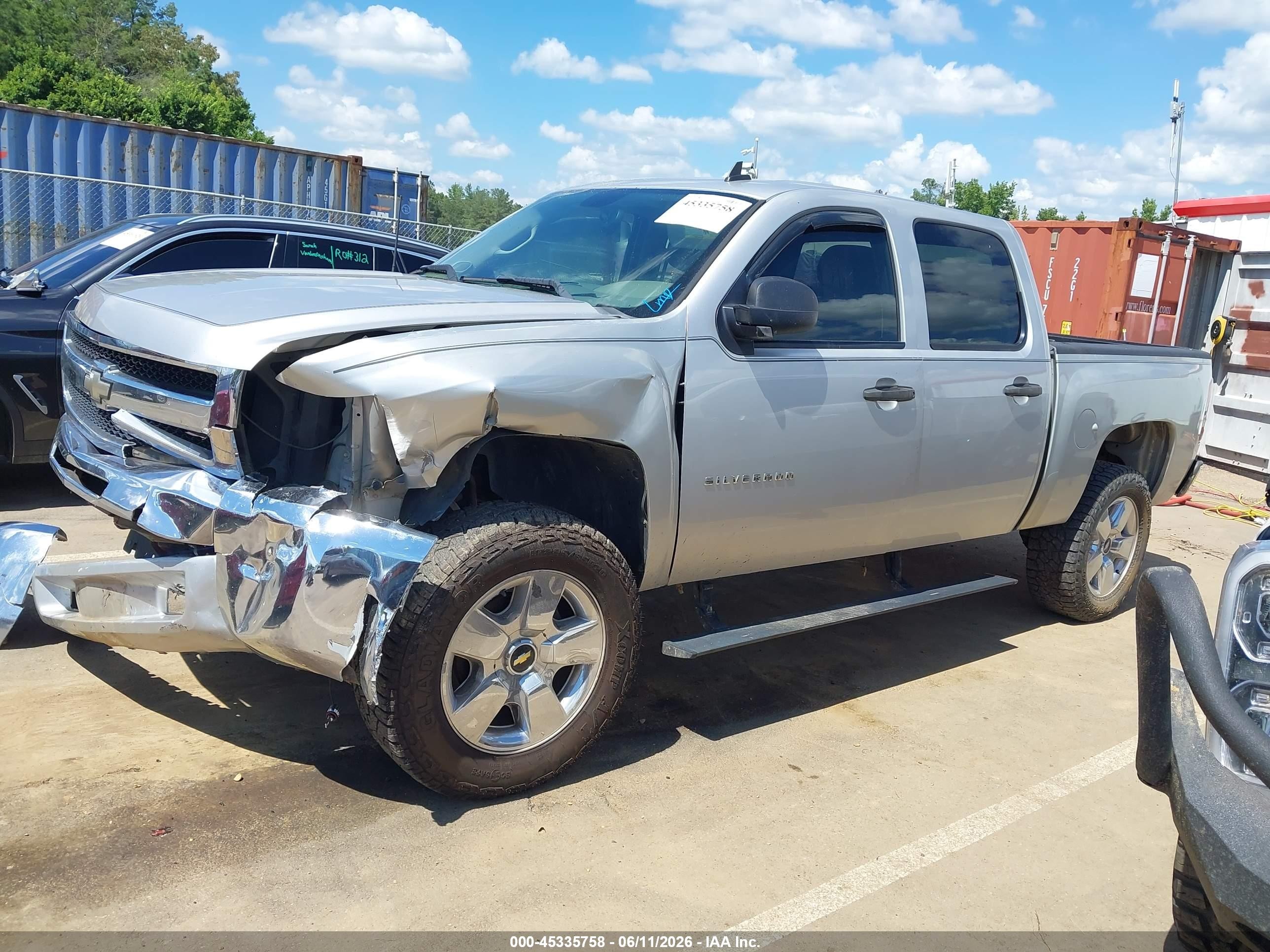 2010 Chevrolet Silverado 1500 Ls Silver vin: 3GCRCREA6AG278144