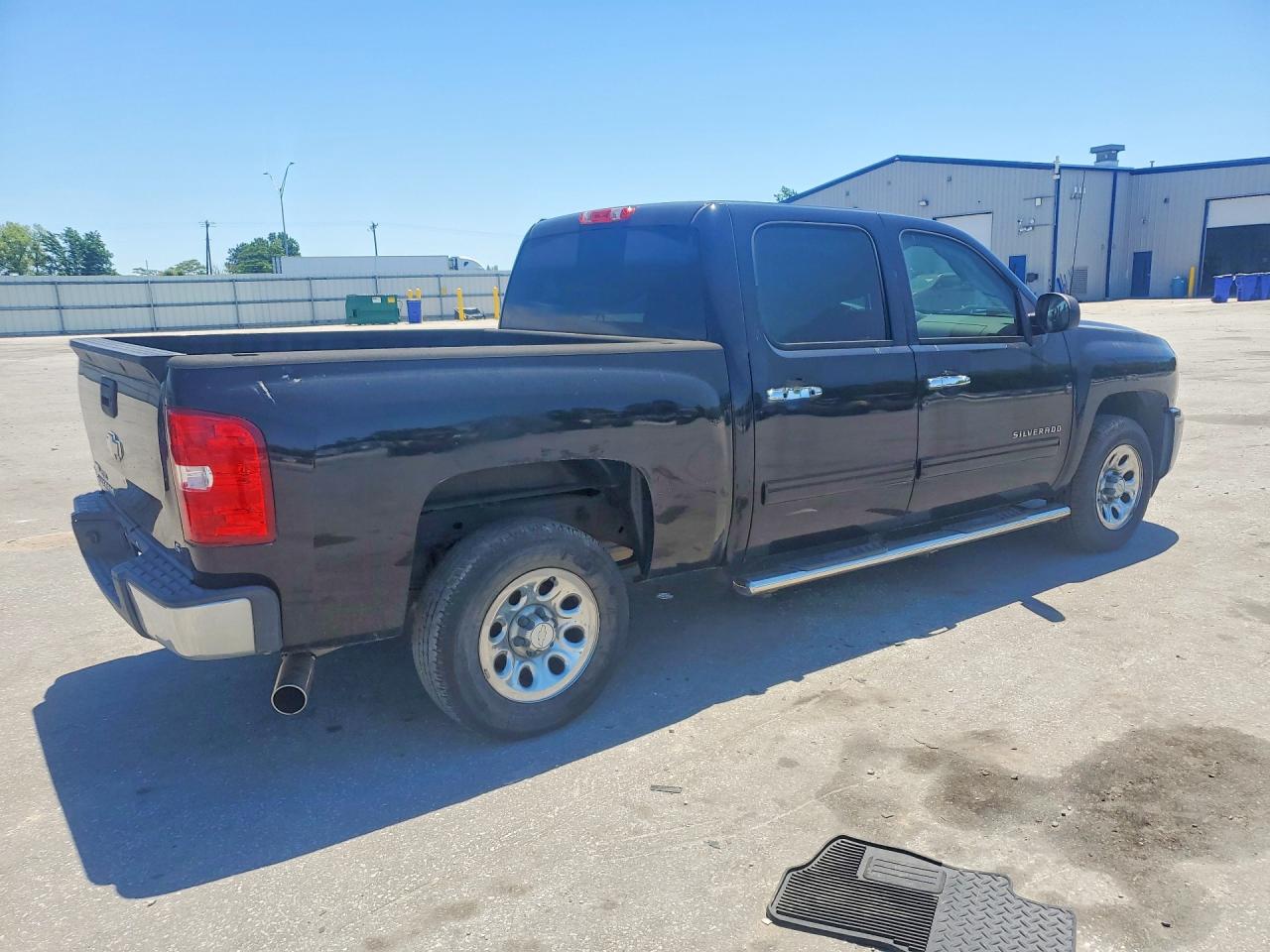2010 Chevrolet Silverado C1500 Ls Black vin: 3GCRCREA8AG285287