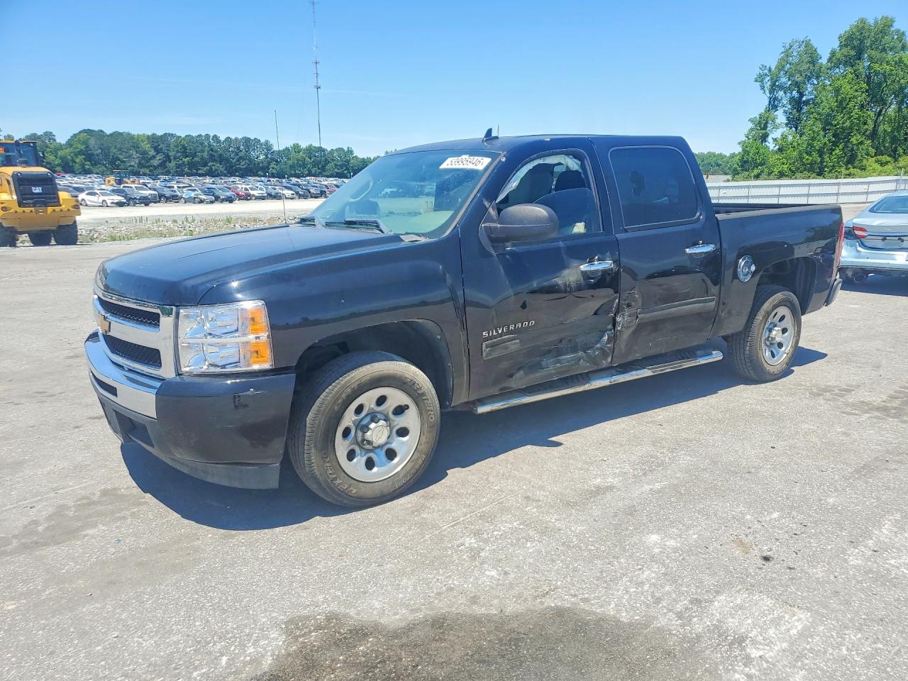 2010 Chevrolet Silverado C1500 Ls Black vin: 3GCRCREA8AG285287