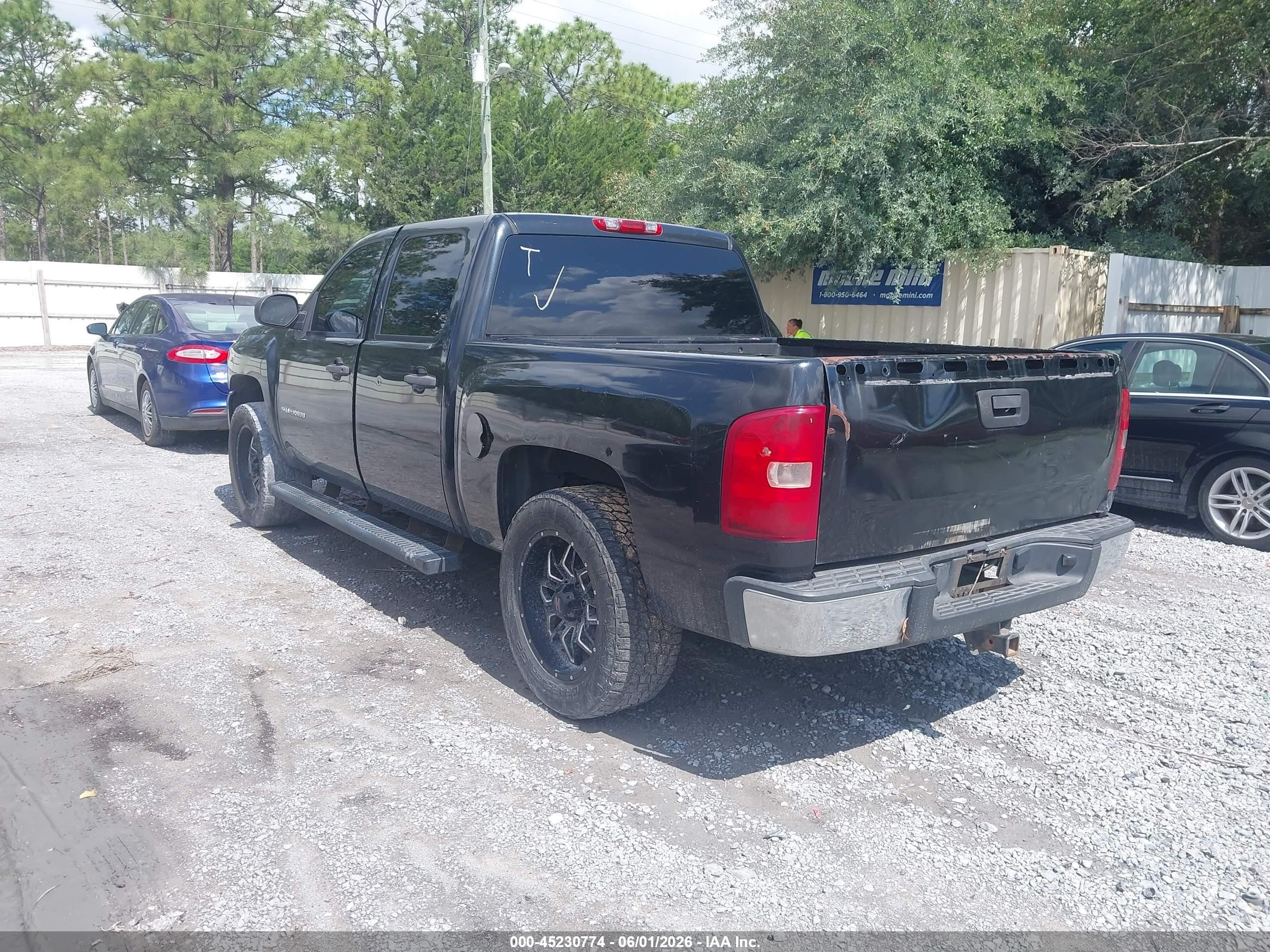 2010 Chevrolet Silverado 1500 Lt Black vin: 3GCRCSE00AG138282