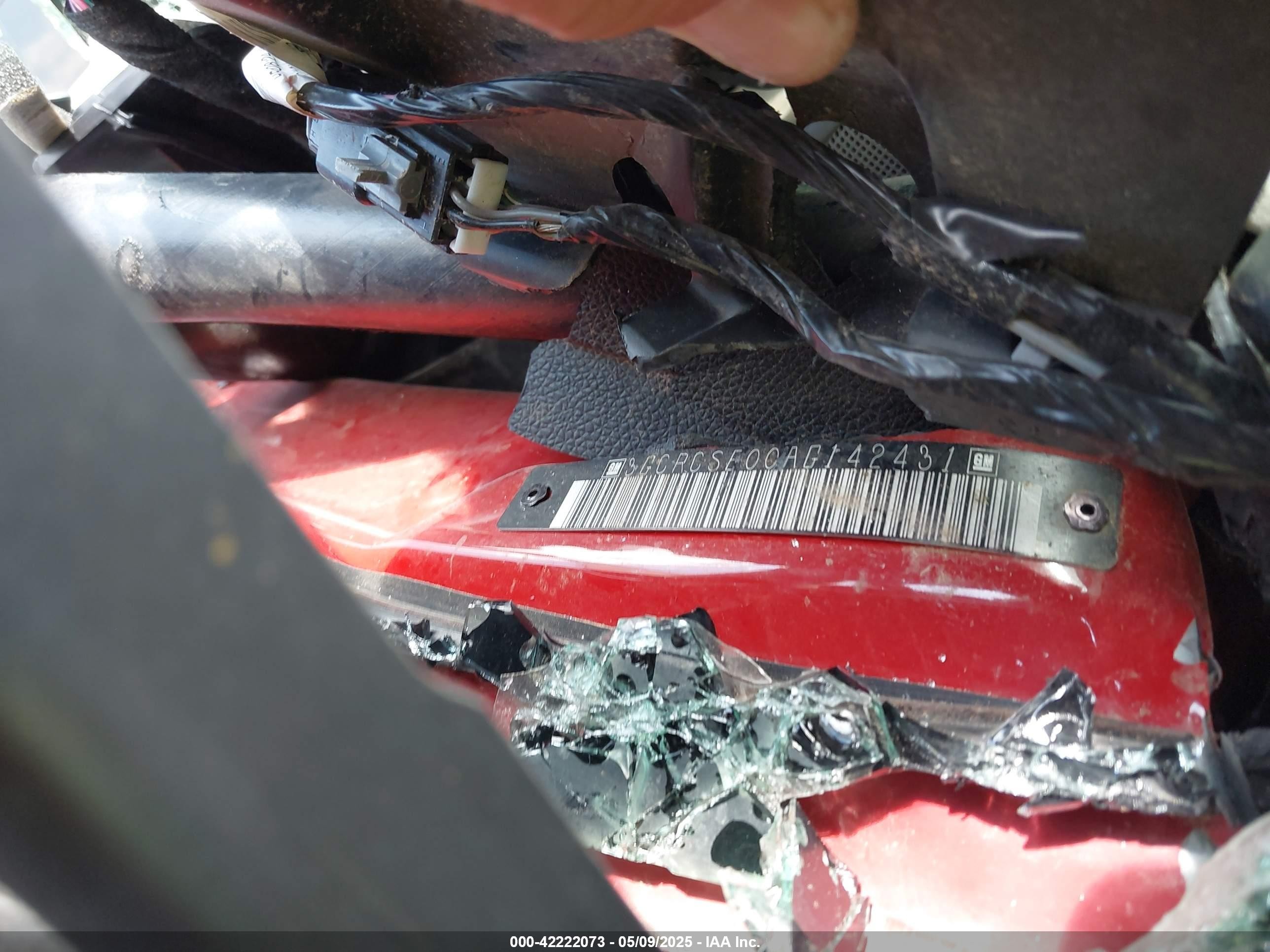 2010 Chevrolet Silverado 1500 Lt Red vin: 3GCRCSE00AG142431