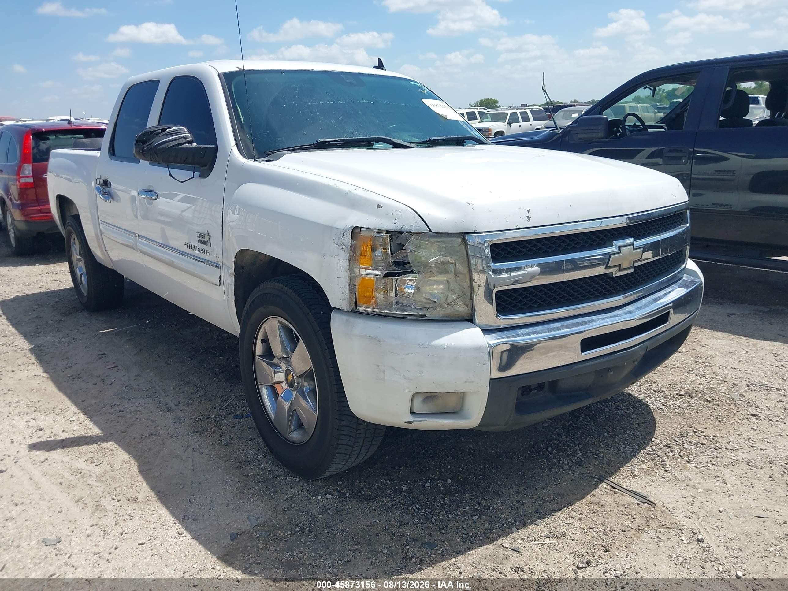 2010 Chevrolet Silverado 1500 Lt White vin: 3GCRCSE00AG157589