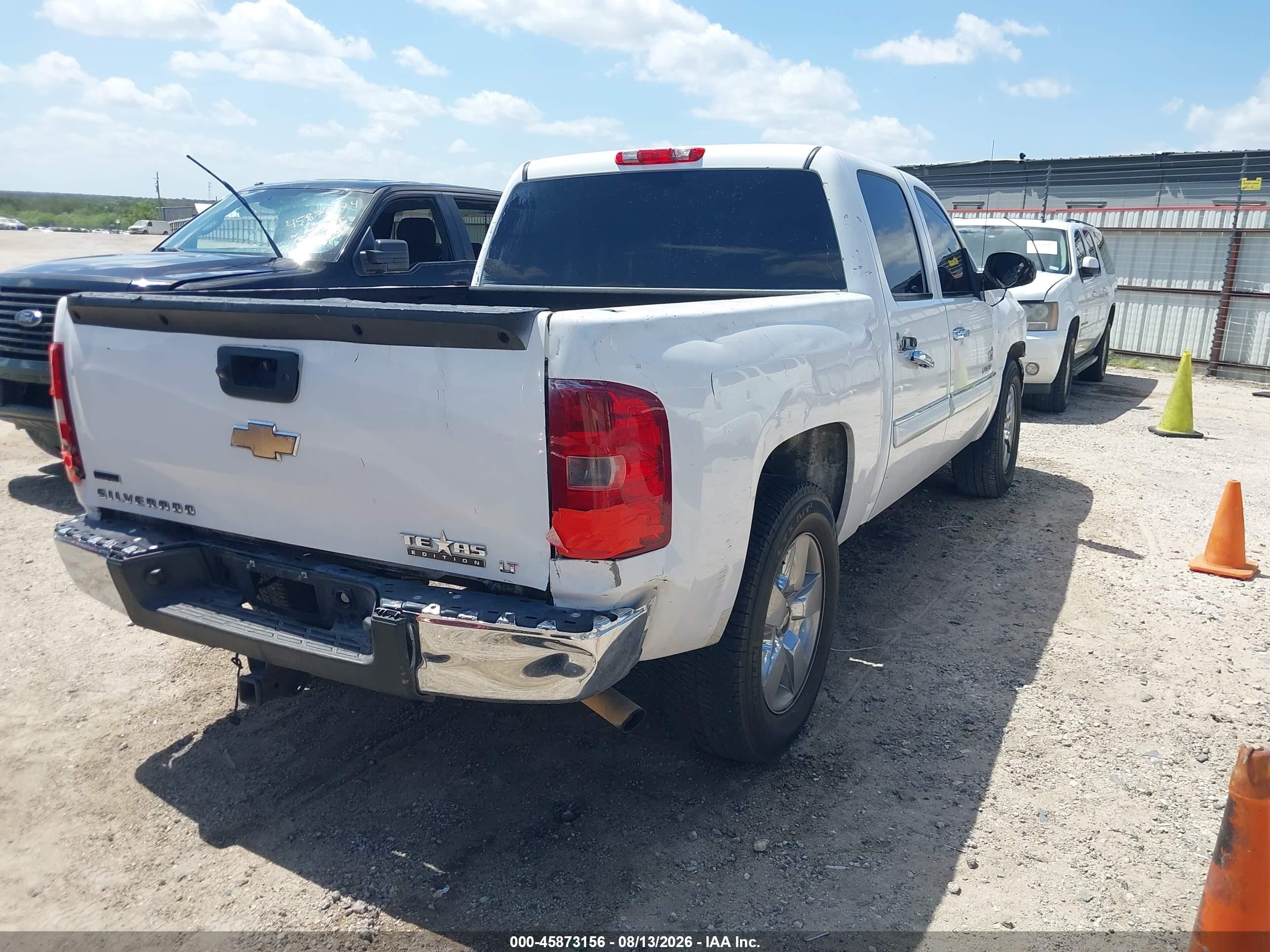 2010 Chevrolet Silverado 1500 Lt White vin: 3GCRCSE00AG157589