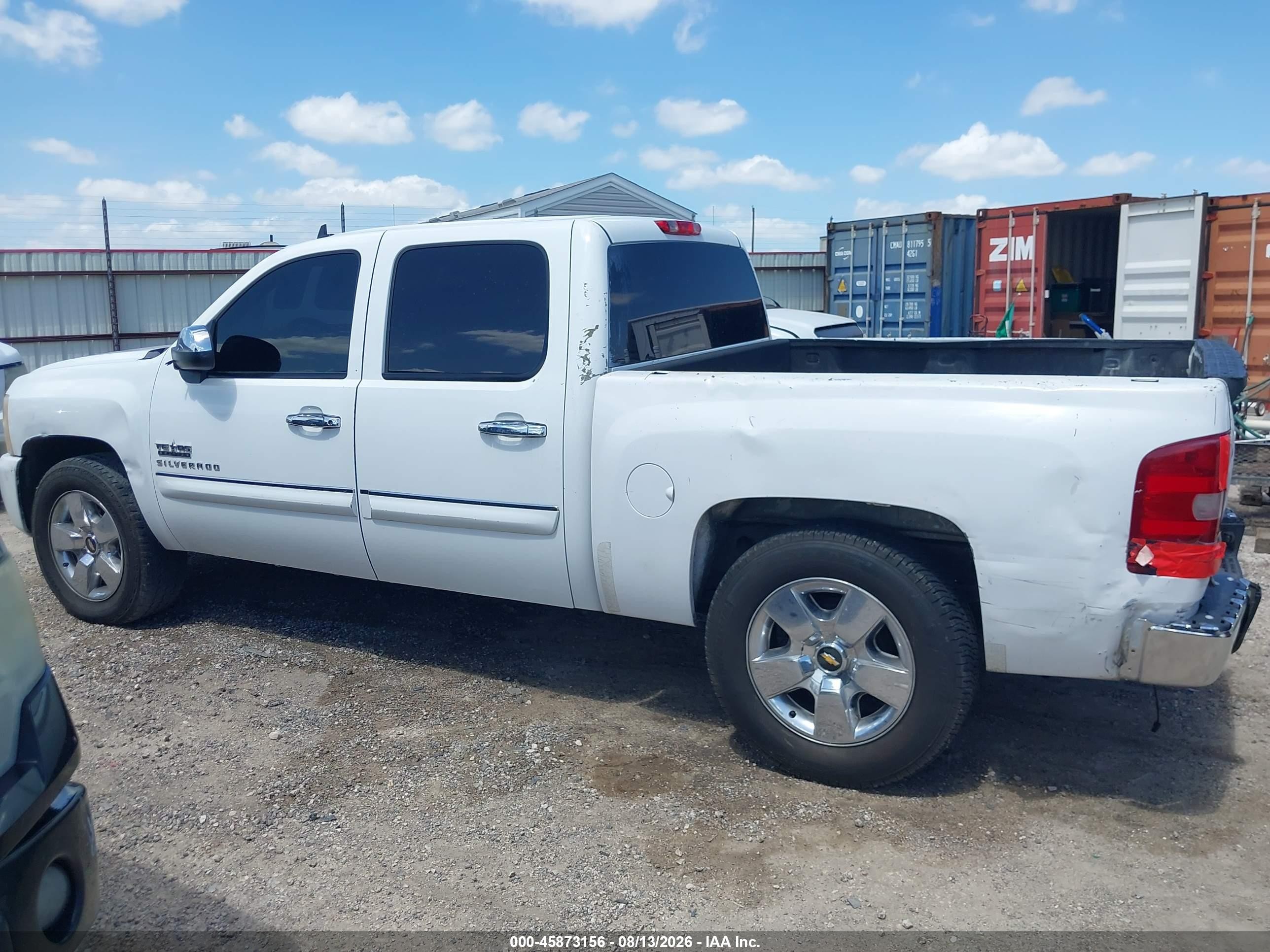 2010 Chevrolet Silverado 1500 Lt White vin: 3GCRCSE00AG157589