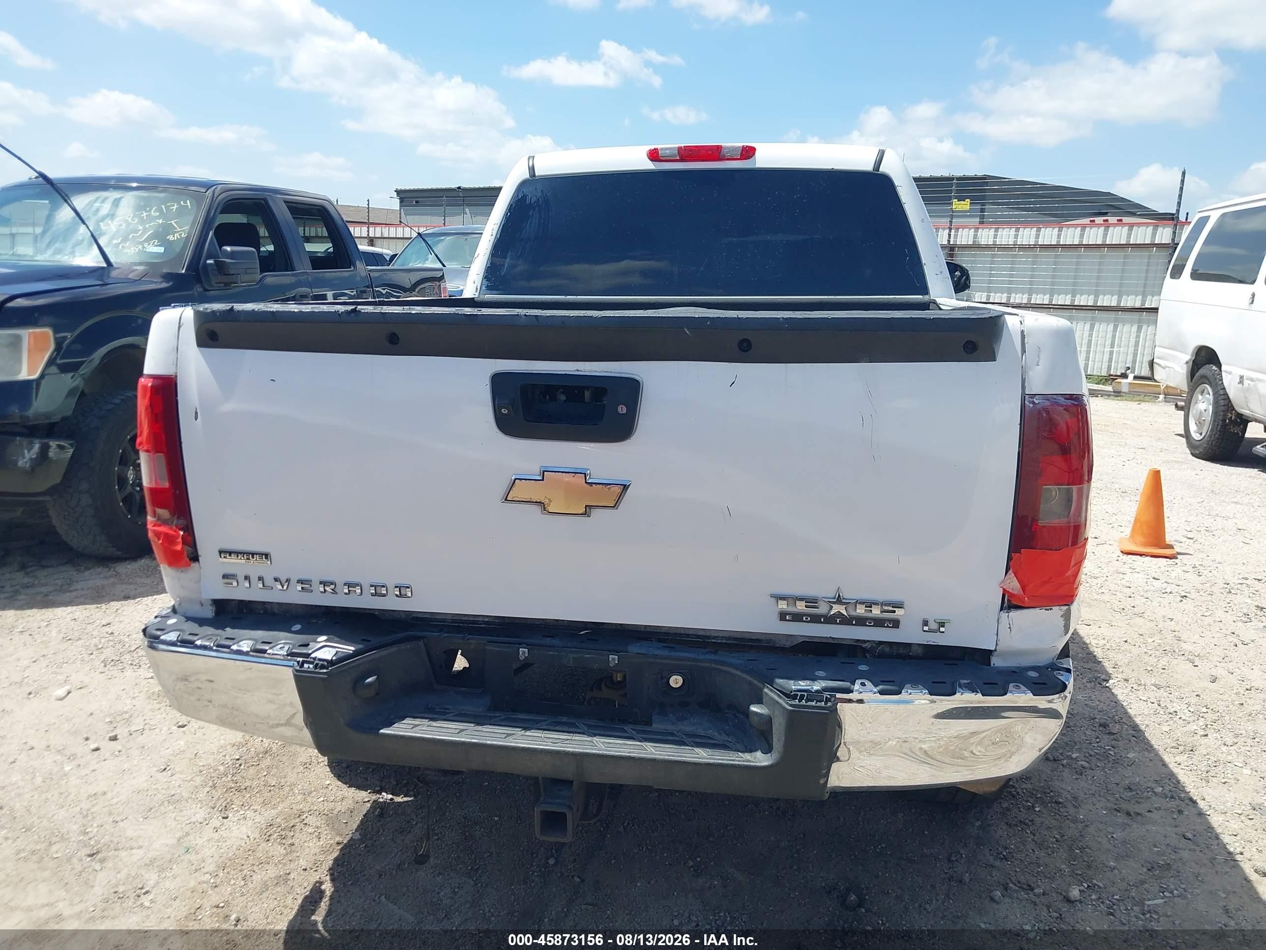 2010 Chevrolet Silverado 1500 Lt White vin: 3GCRCSE00AG157589