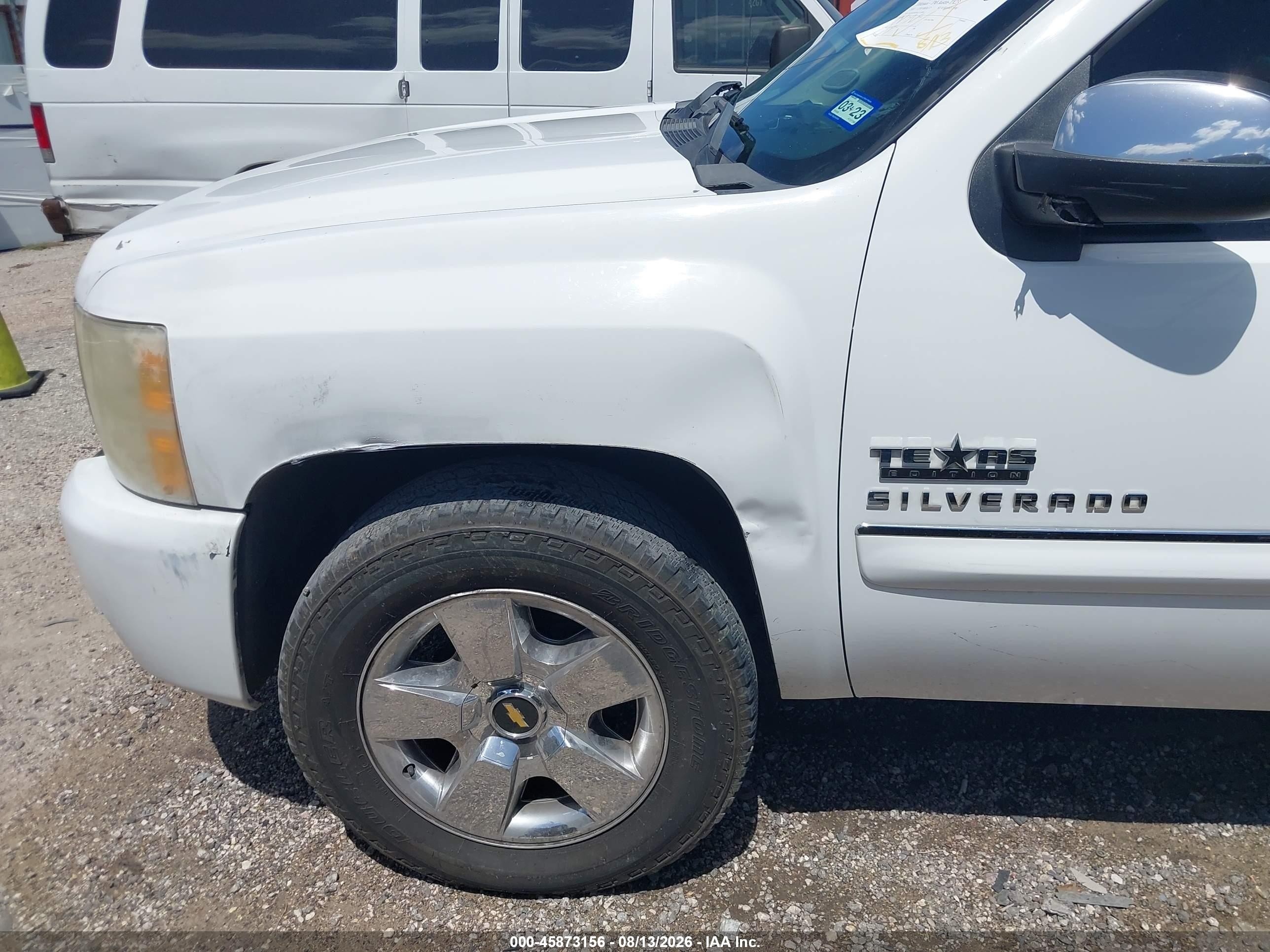 2010 Chevrolet Silverado 1500 Lt White vin: 3GCRCSE00AG157589