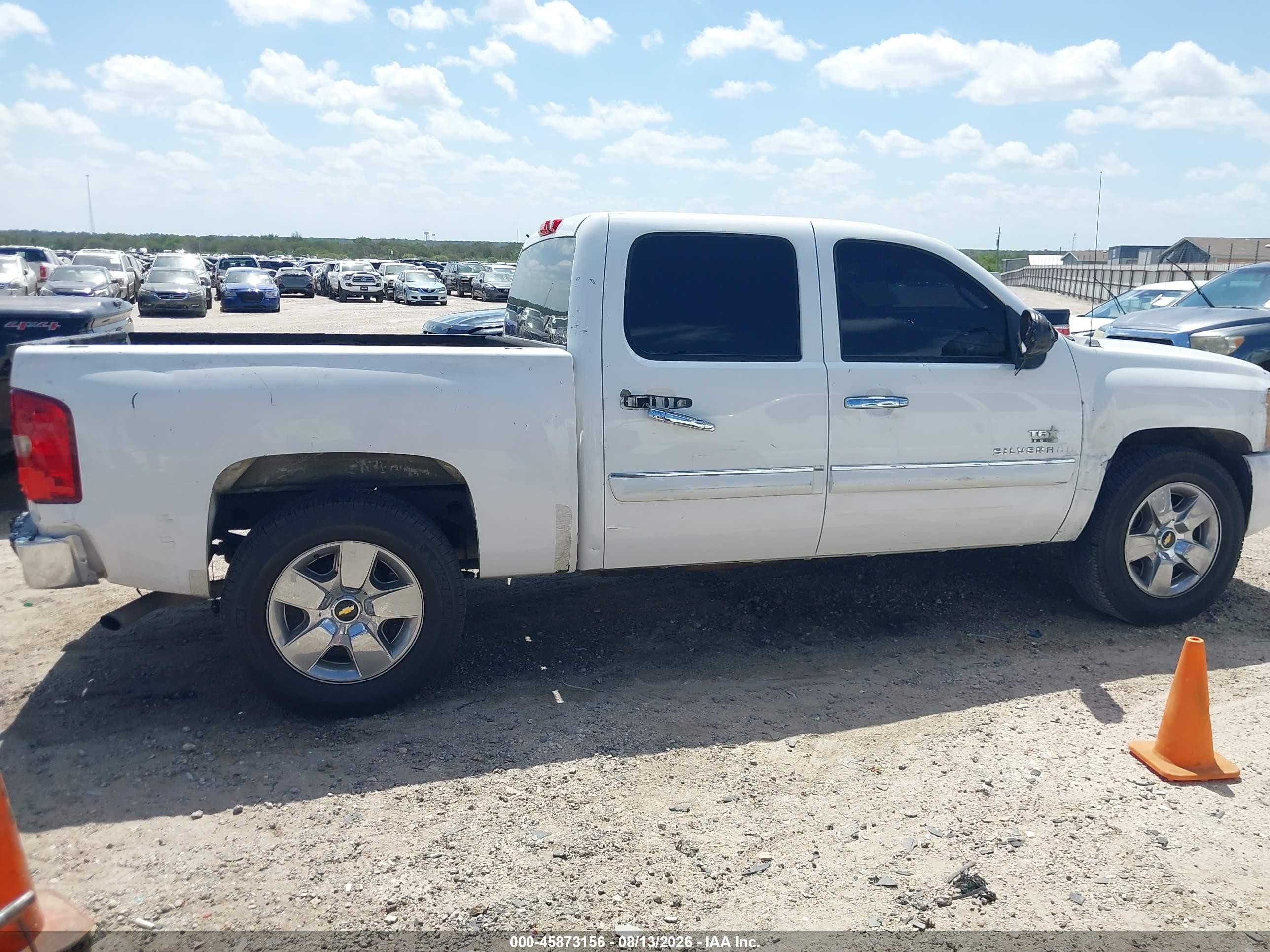2010 Chevrolet Silverado 1500 Lt White vin: 3GCRCSE00AG157589