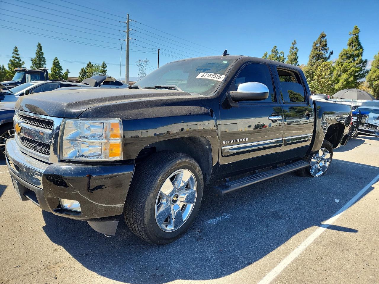 2010 Chevrolet Silverado C1500 Lt Black vin: 3GCRCSE00AG192584