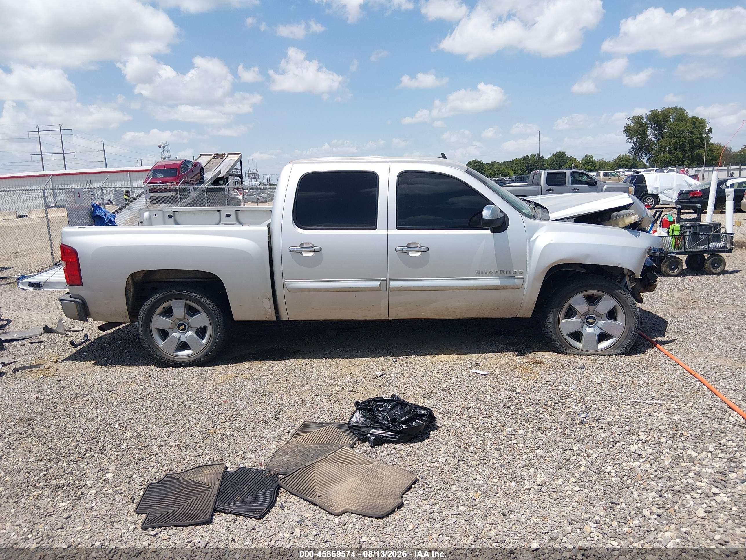 2010 Chevrolet Silverado 1500 Lt Silver vin: 3GCRCSE01AG120356