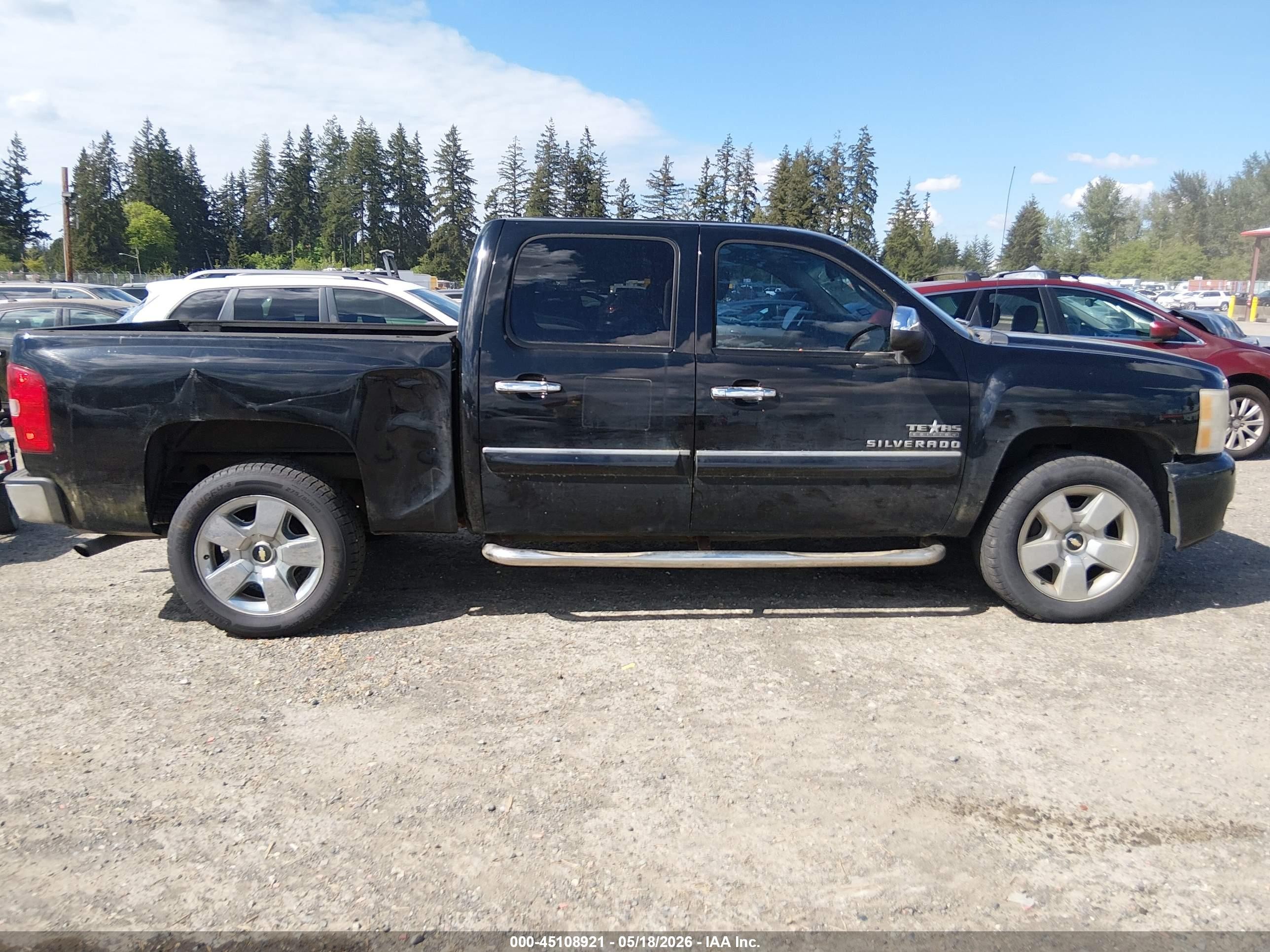 2010 Chevrolet Silverado 1500 Lt Black vin: 3GCRCSE01AG165488