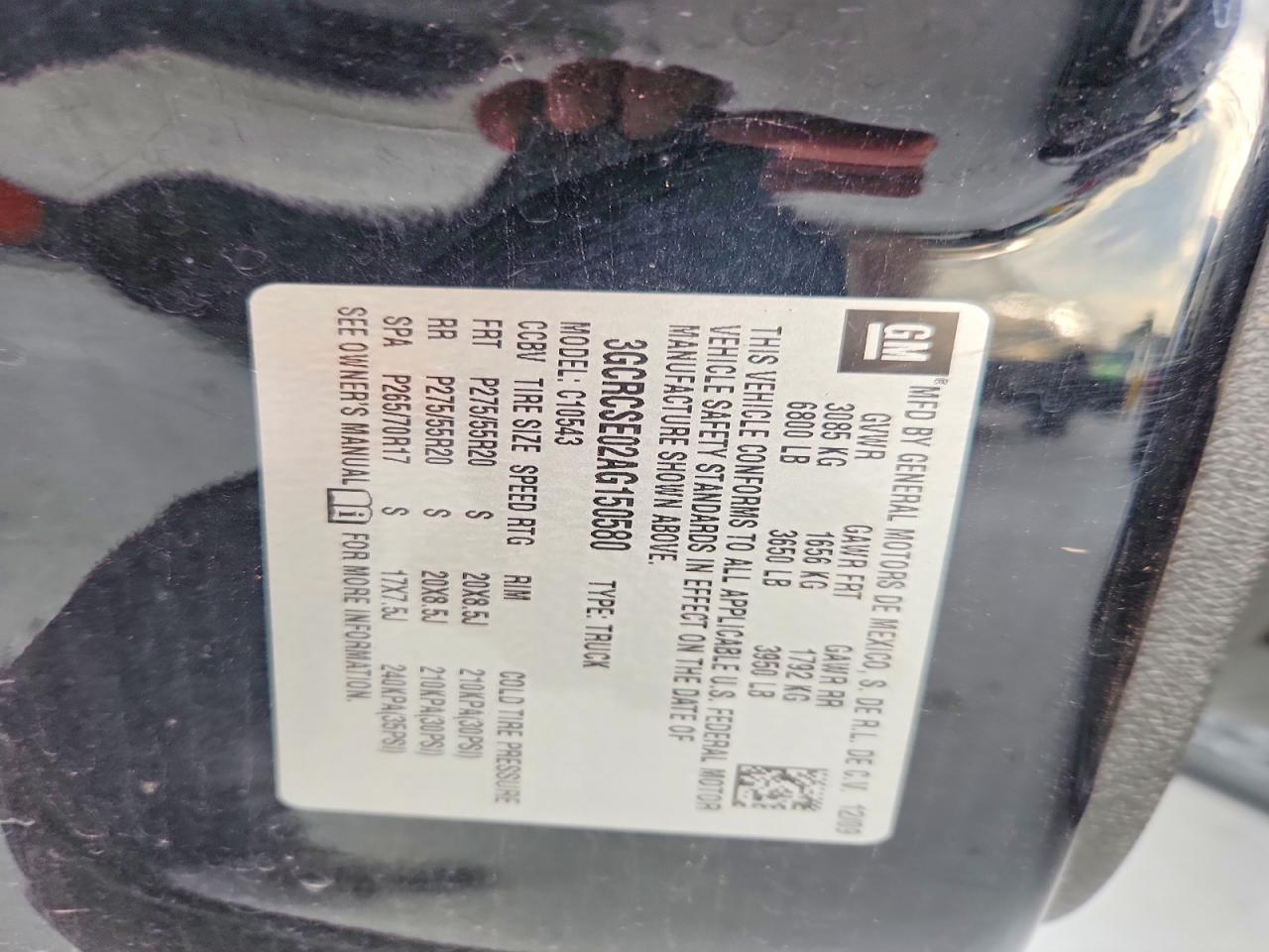 2010 Chevrolet Silverado C1500 Lt Black vin: 3GCRCSE02AG150580