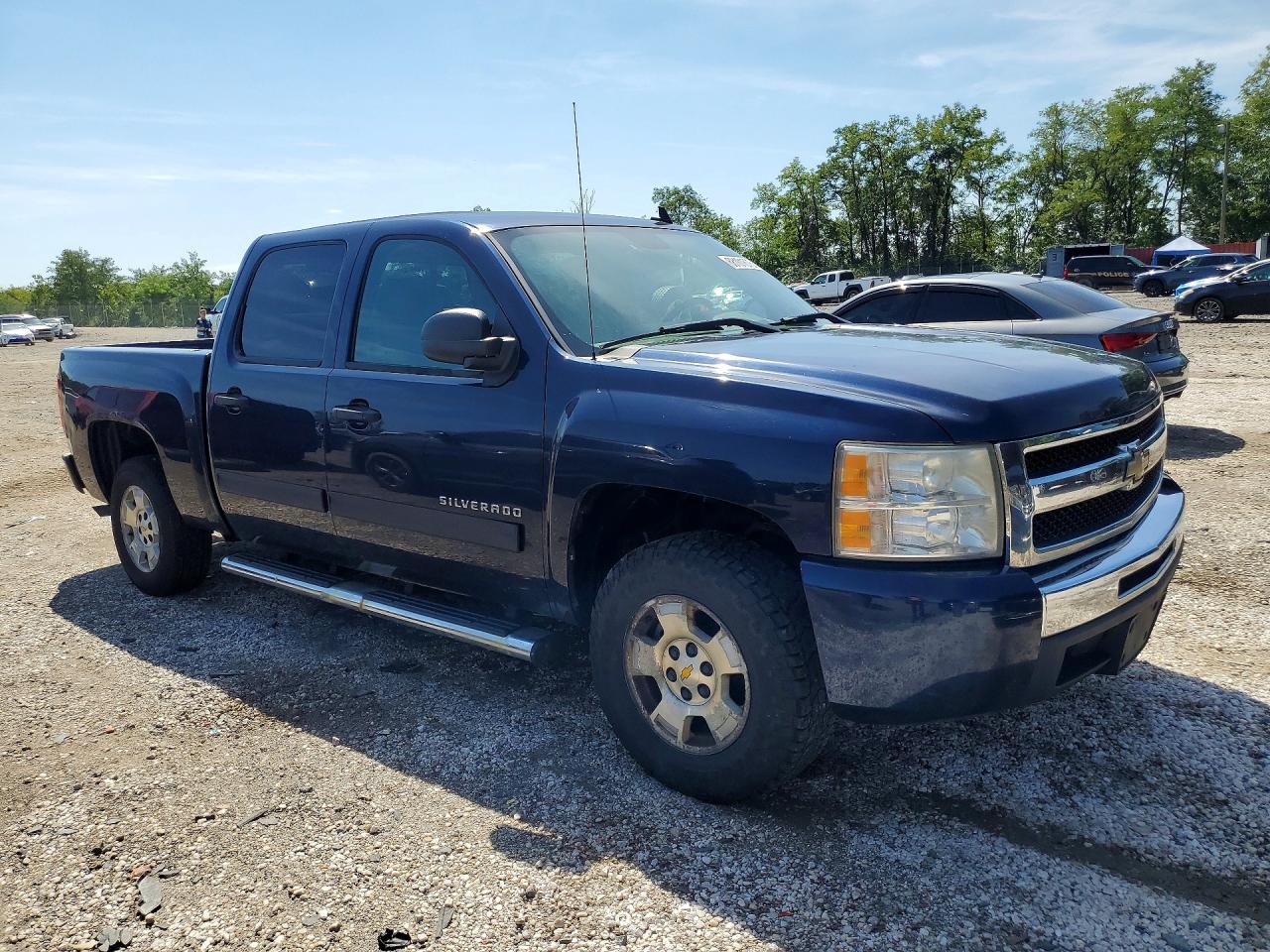 2010 Chevrolet Silverado C1500 Lt Blue vin: 3GCRCSE03AG121735