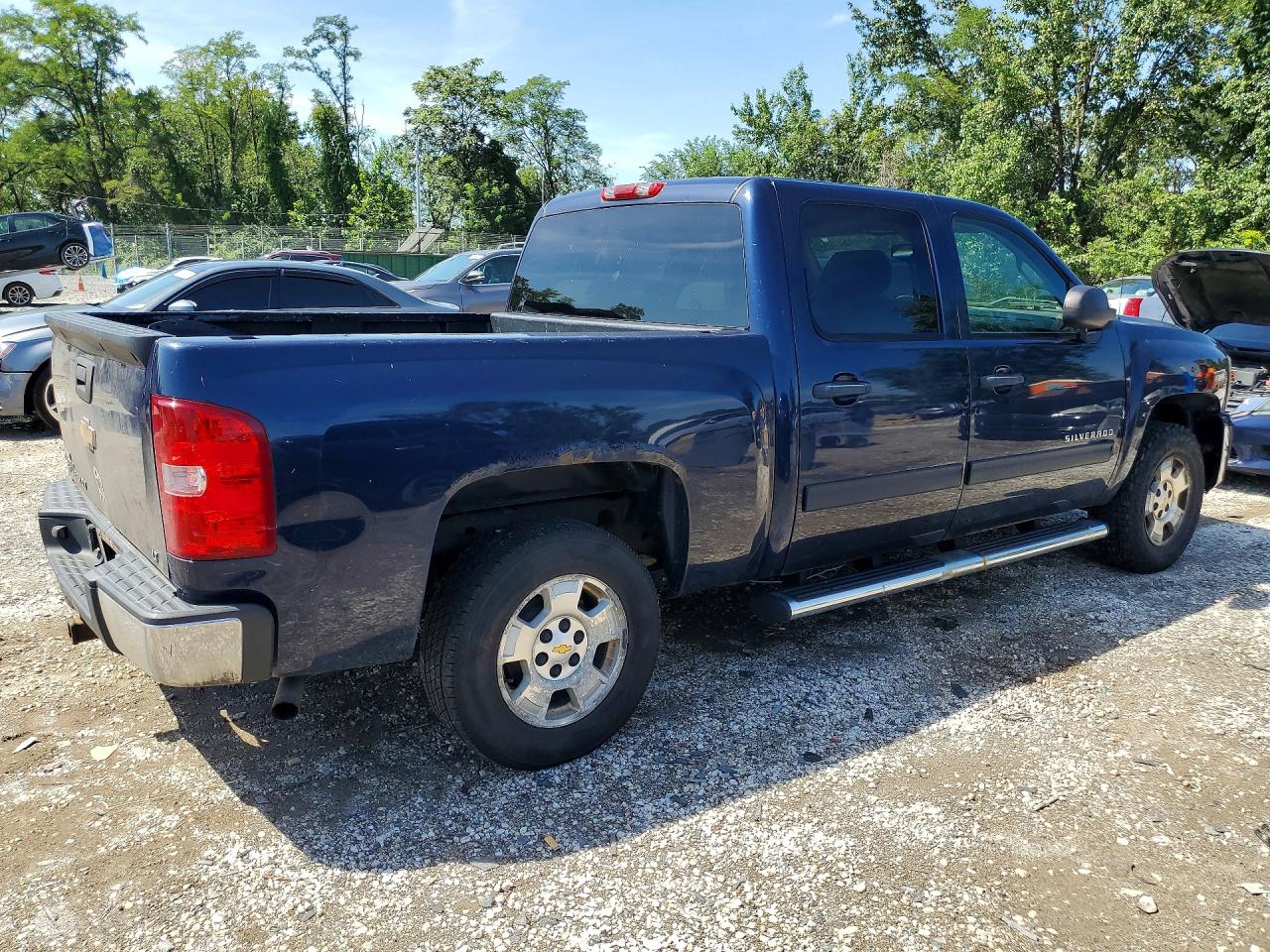 2010 Chevrolet Silverado C1500 Lt Blue vin: 3GCRCSE03AG121735