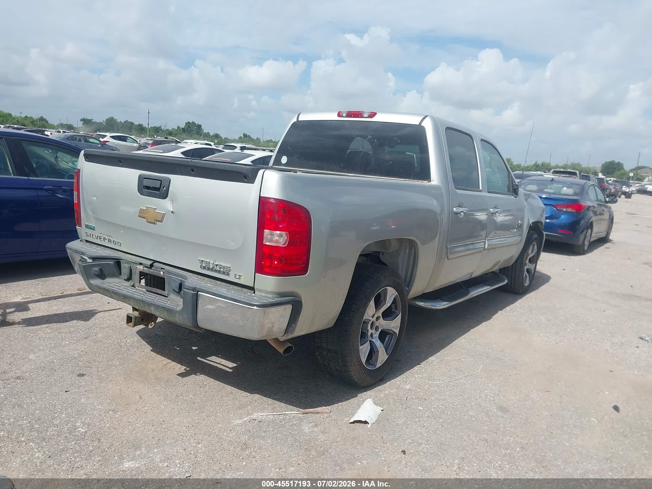 2010 Chevrolet Silverado 1500 Lt Silver vin: 3GCRCSE03AG152788
