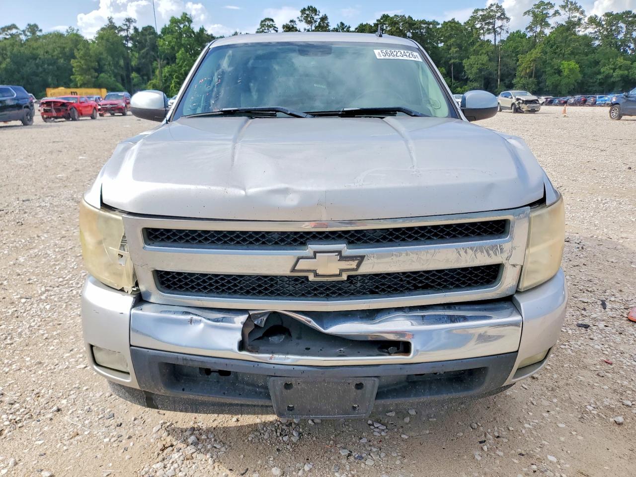 2010 Chevrolet Silverado C1500 Lt Silver vin: 3GCRCSE03AG223083