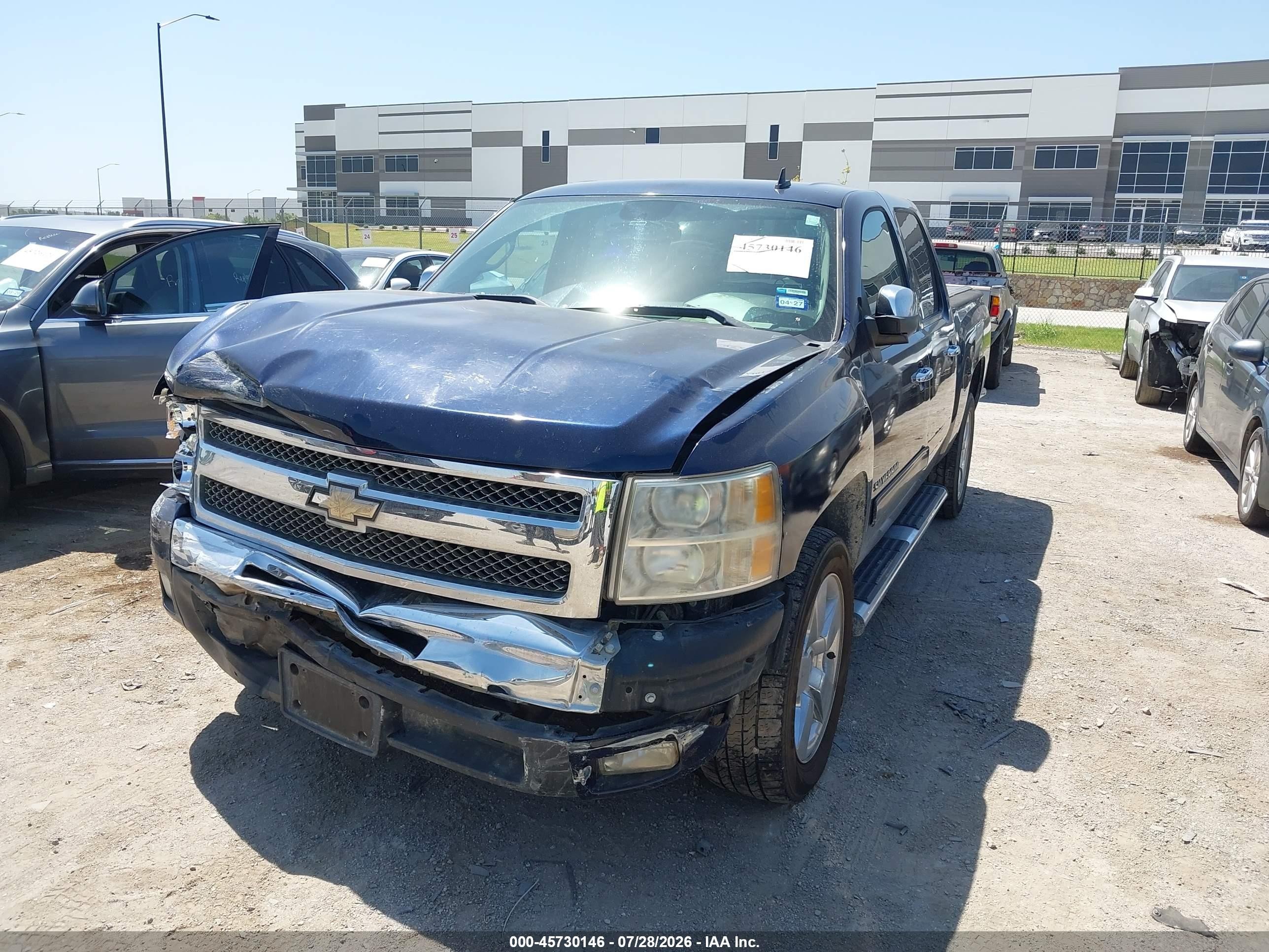 2010 Chevrolet Silverado 1500 Lt Синий vin: 3GCRCSE03AG273448
