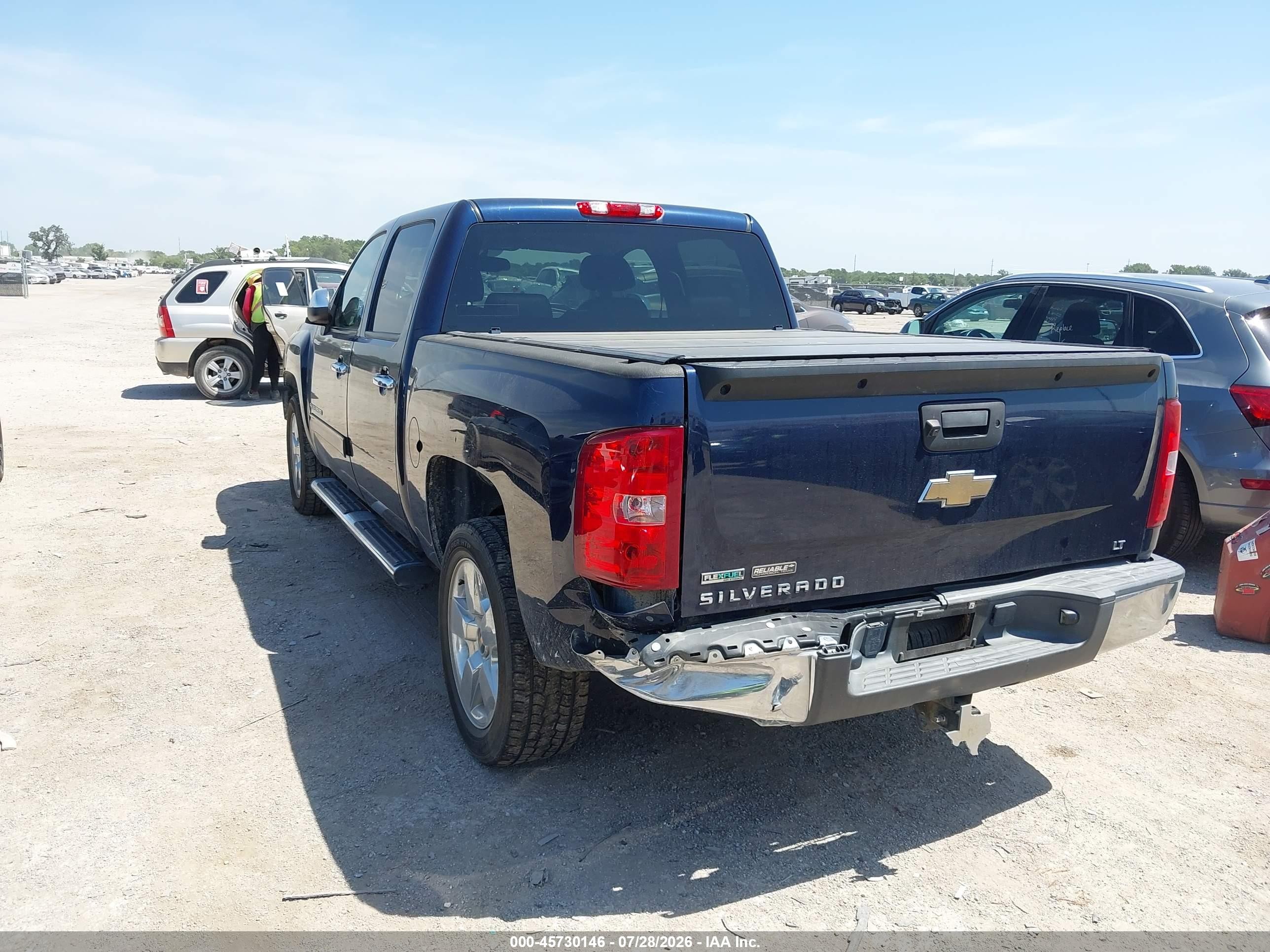 2010 Chevrolet Silverado 1500 Lt Синий vin: 3GCRCSE03AG273448