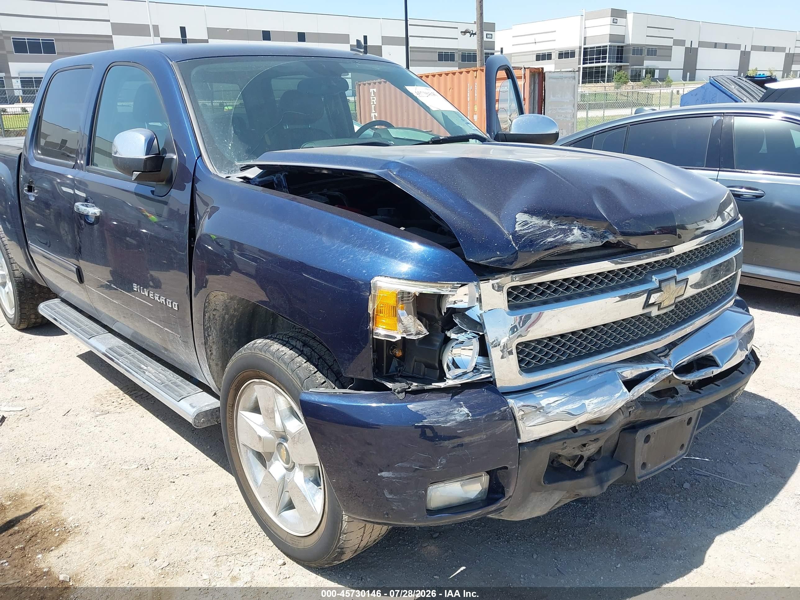 2010 Chevrolet Silverado 1500 Lt Синий vin: 3GCRCSE03AG273448