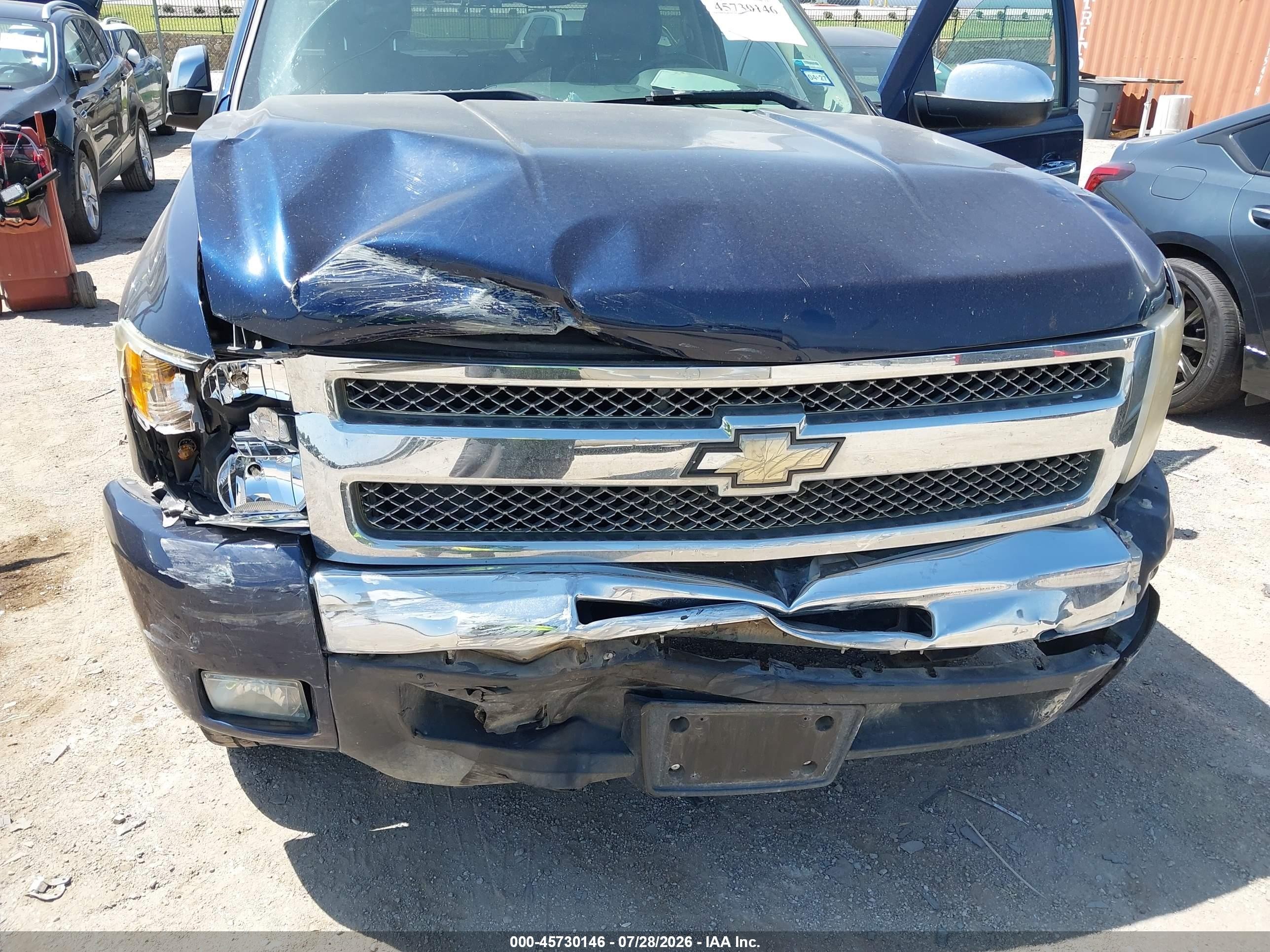 2010 Chevrolet Silverado 1500 Lt Синий vin: 3GCRCSE03AG273448