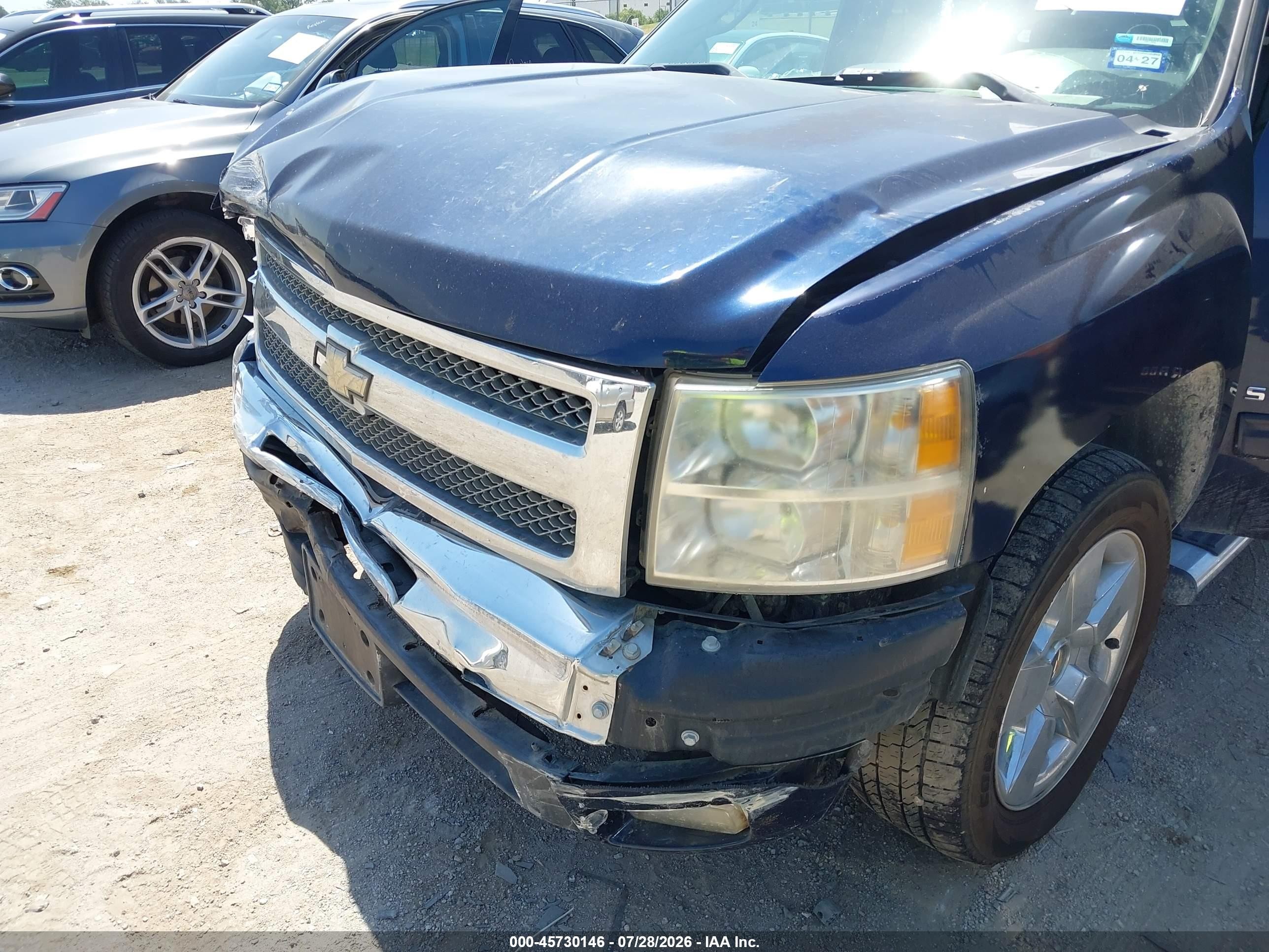 2010 Chevrolet Silverado 1500 Lt Синий vin: 3GCRCSE03AG273448