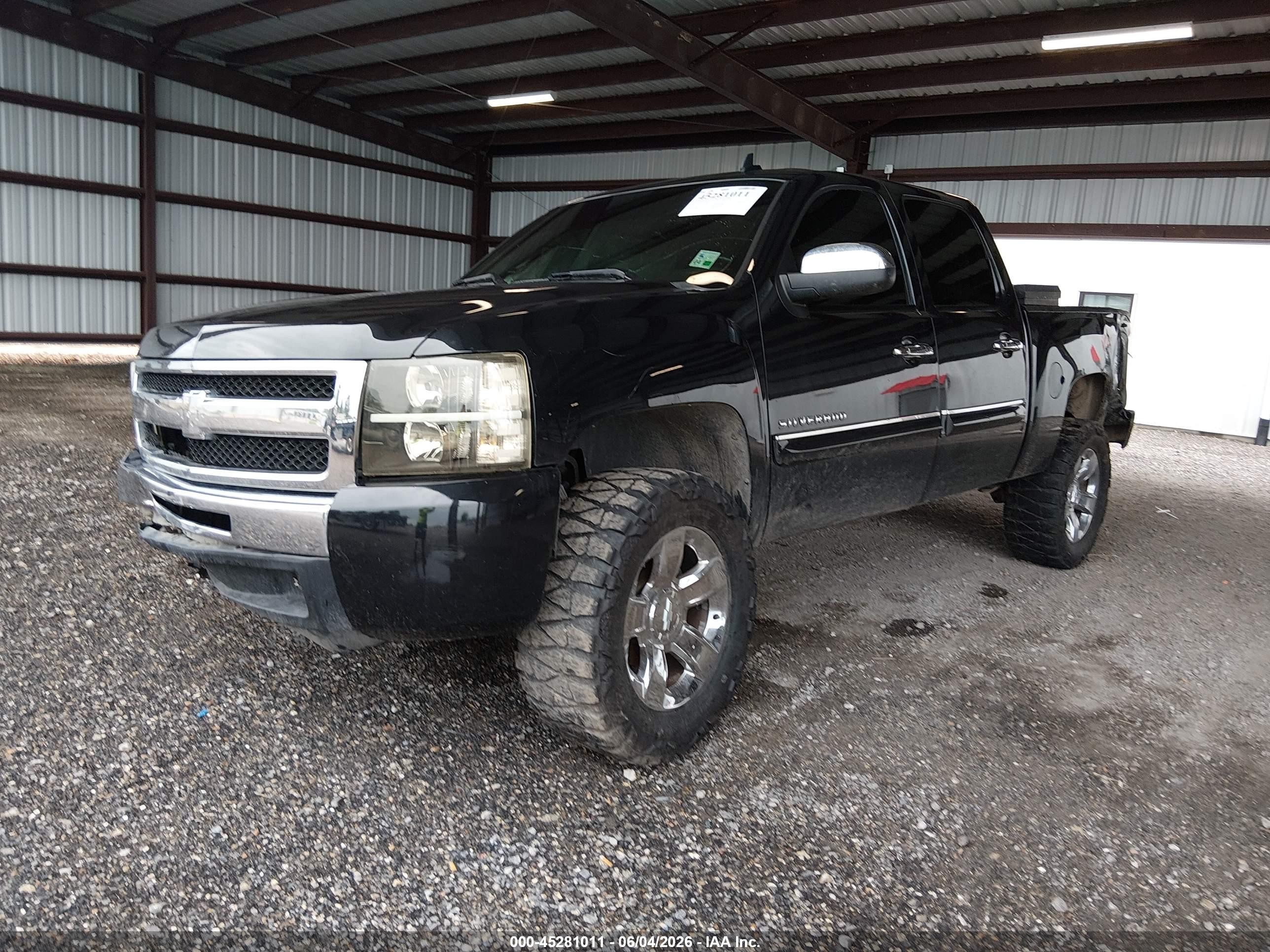 2010 Chevrolet Silverado 1500 Lt Black vin: 3GCRCSE03AG280707