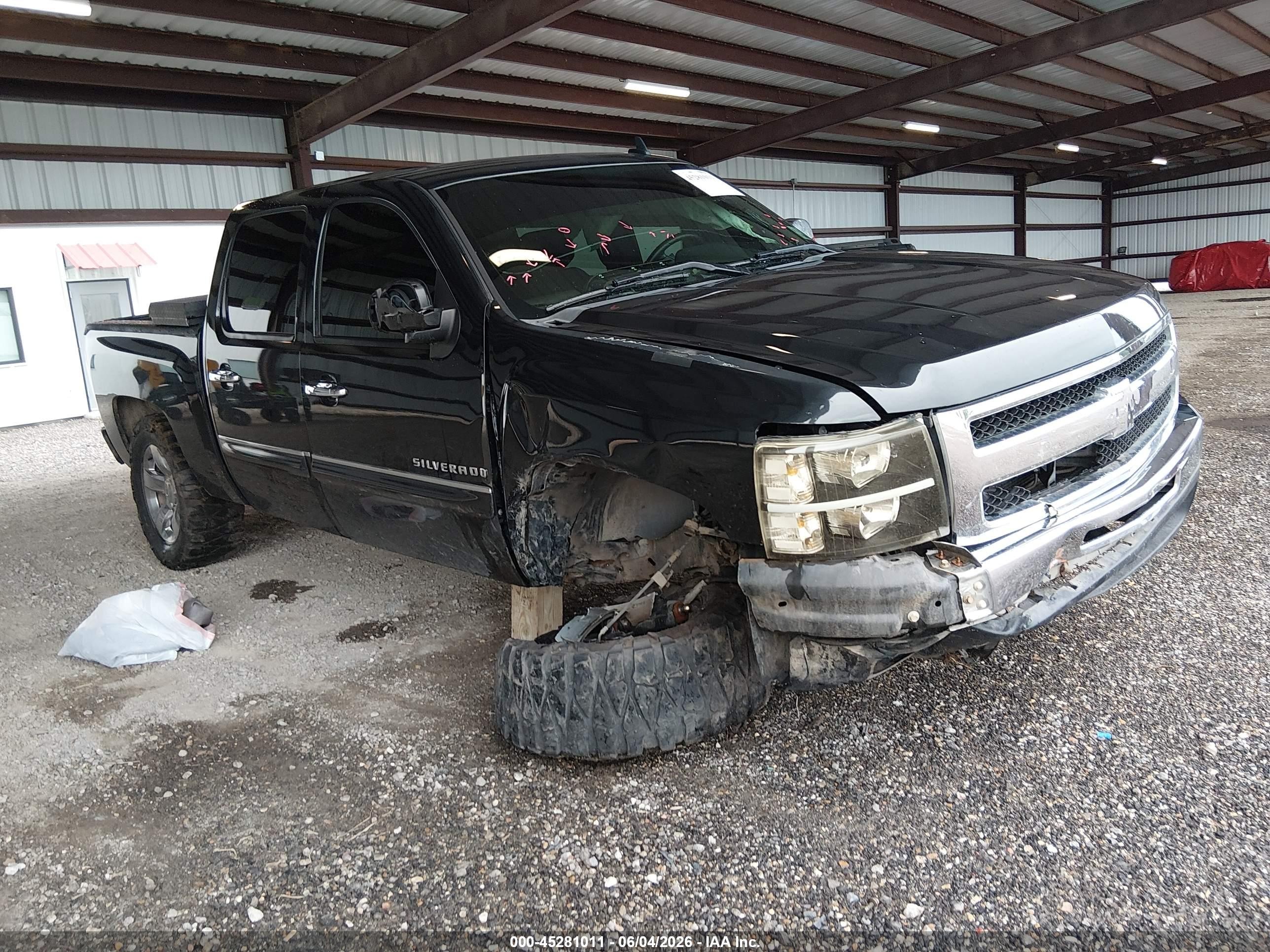 2010 Chevrolet Silverado 1500 Lt Black vin: 3GCRCSE03AG280707