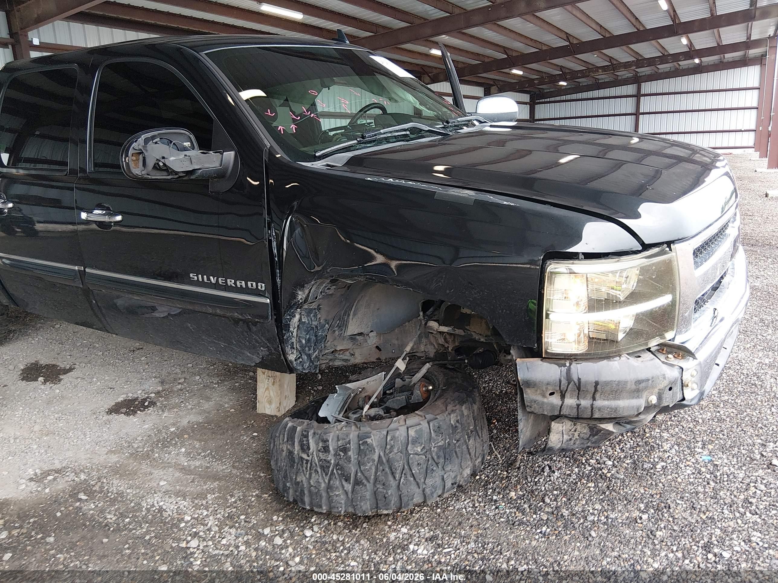 2010 Chevrolet Silverado 1500 Lt Black vin: 3GCRCSE03AG280707