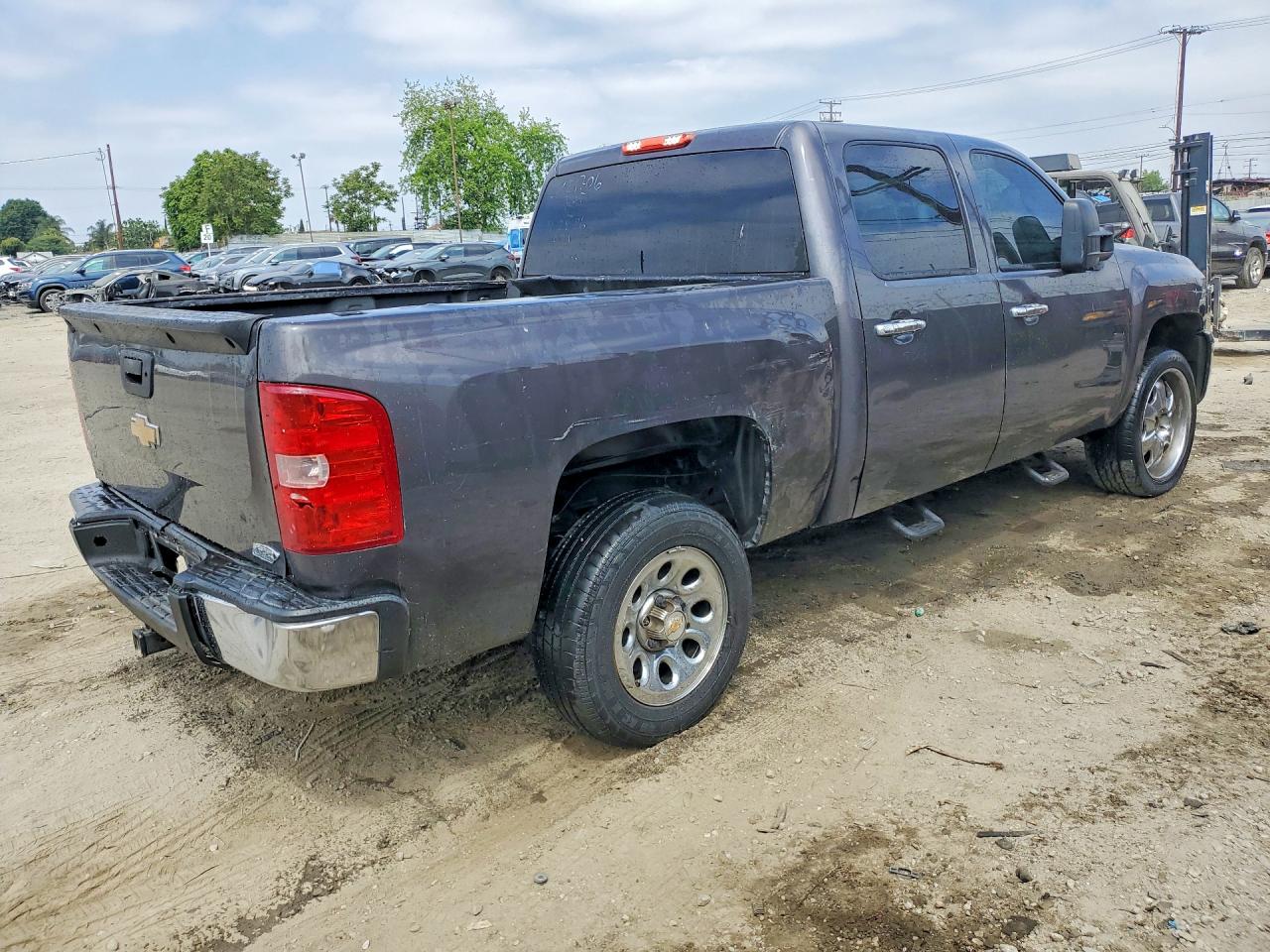 2010 Chevrolet Silverado C1500 Lt Gray vin: 3GCRCSE04AG260482