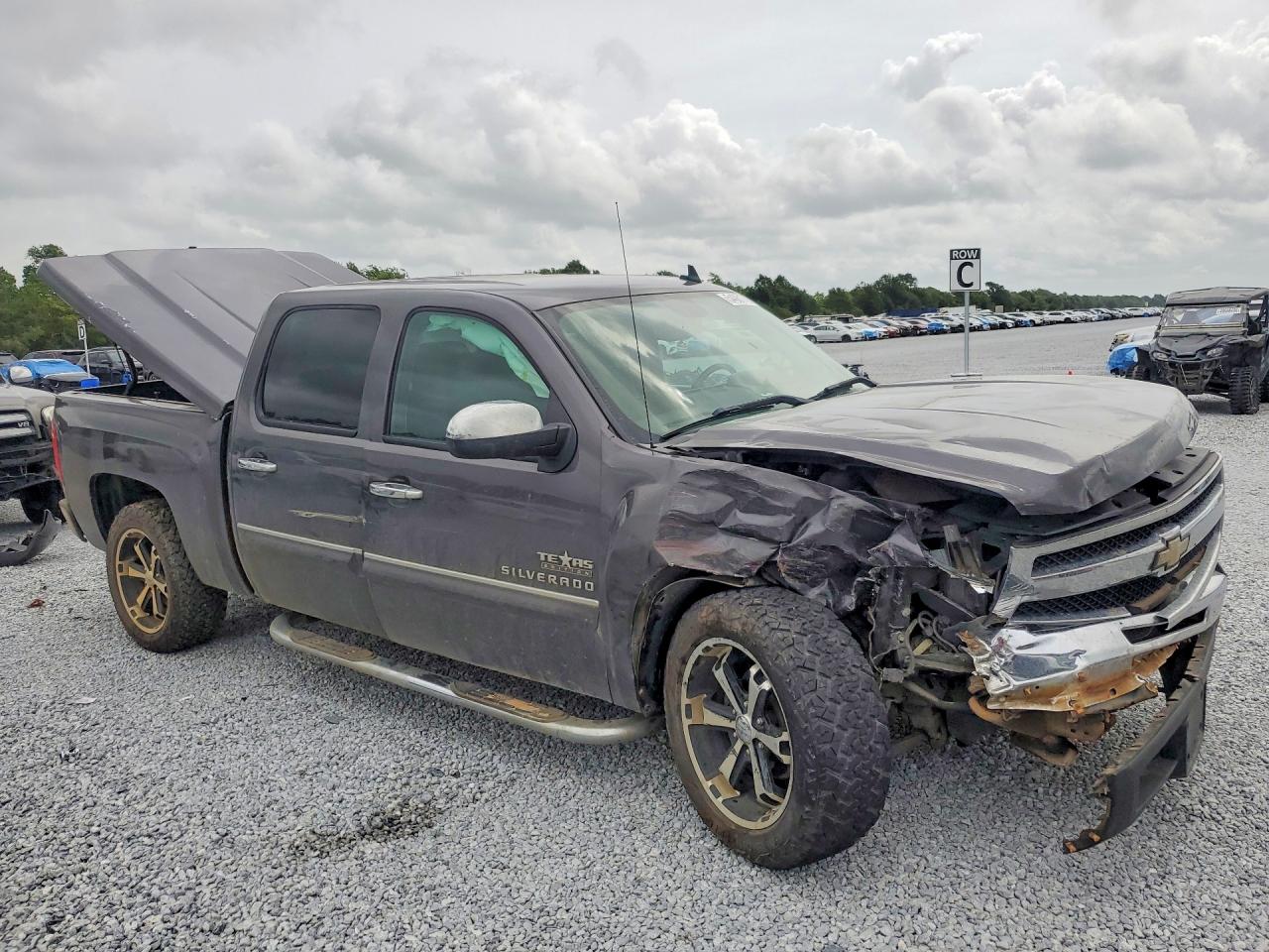 2010 Chevrolet Silverado C1500 Lt Серый vin: 3GCRCSE04AG284989
