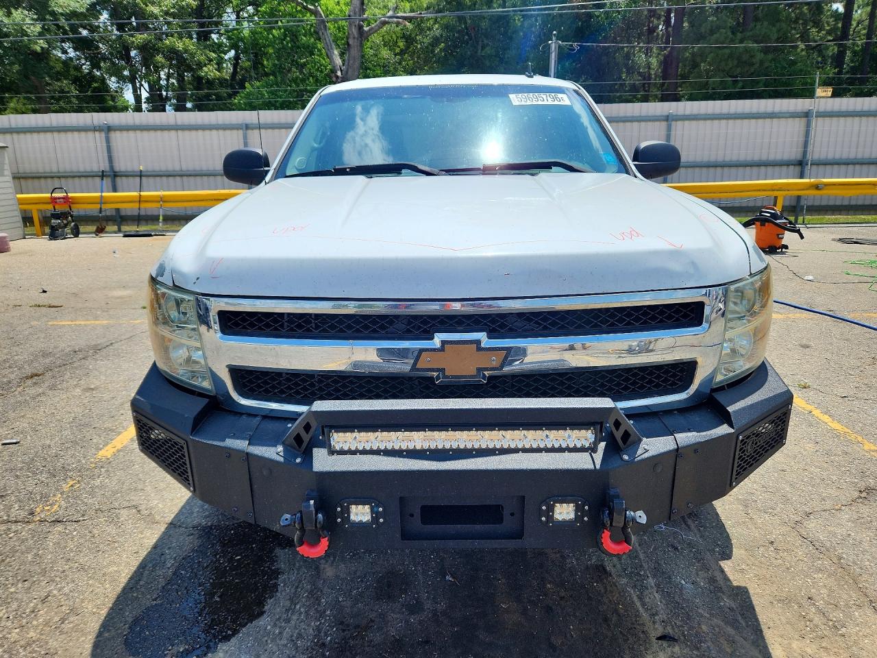 2010 Chevrolet Silverado C1500 Lt White vin: 3GCRCSE05AG221934