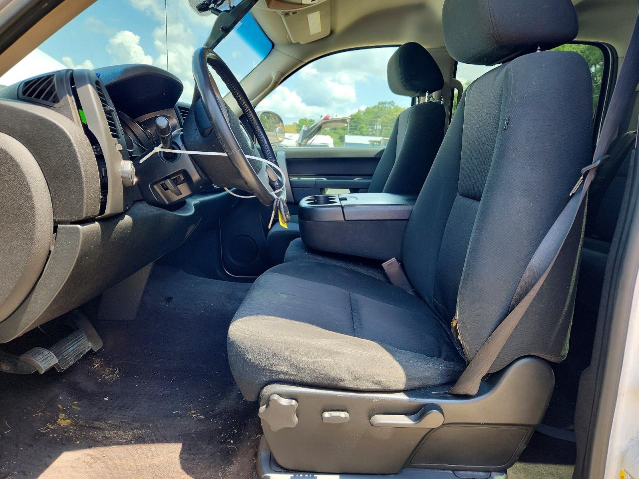 2010 Chevrolet Silverado C1500 Lt White vin: 3GCRCSE05AG221934