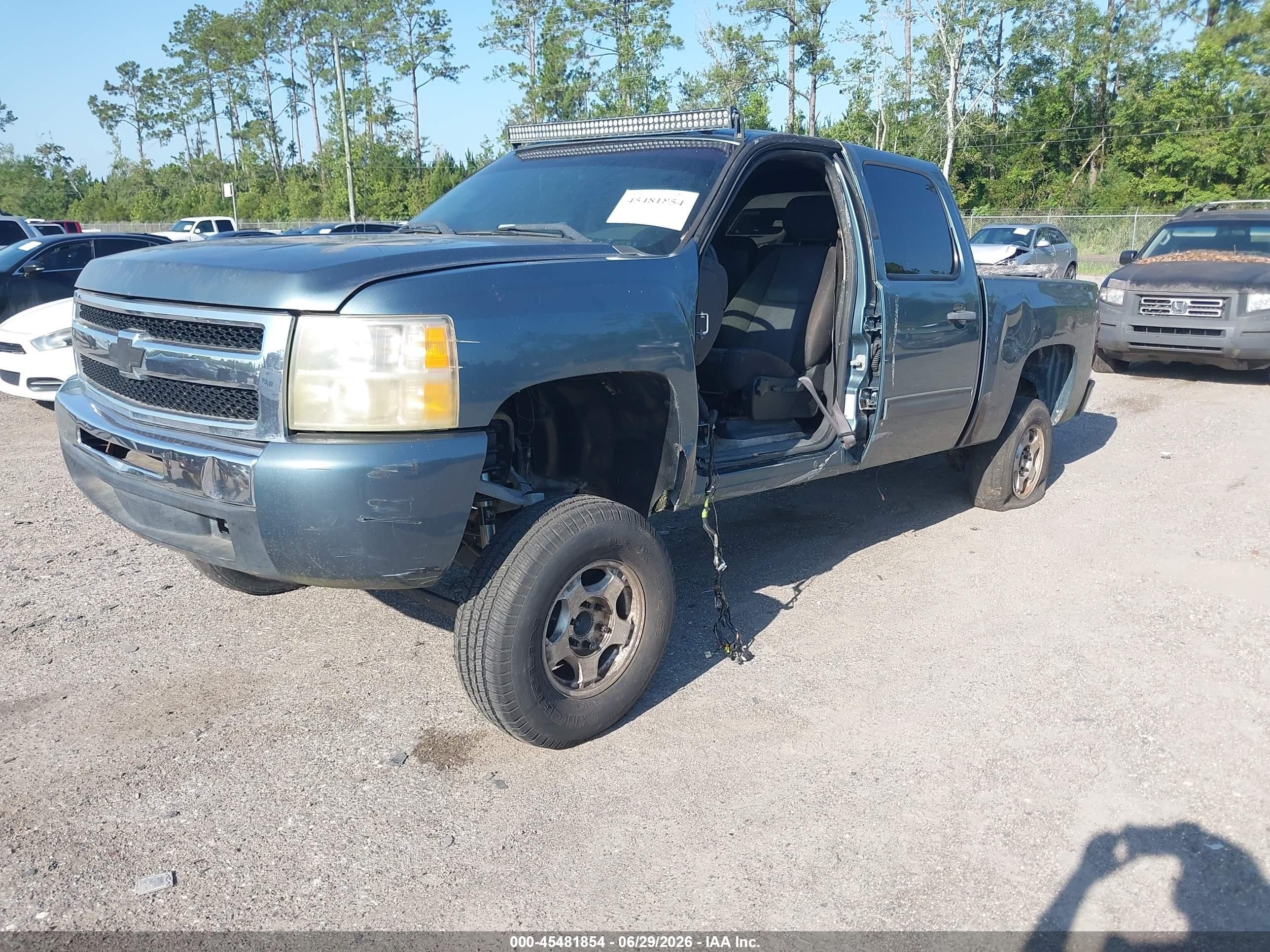 2010 Chevrolet Silverado 1500 Lt Light Blue vin: 3GCRCSE06AG154602