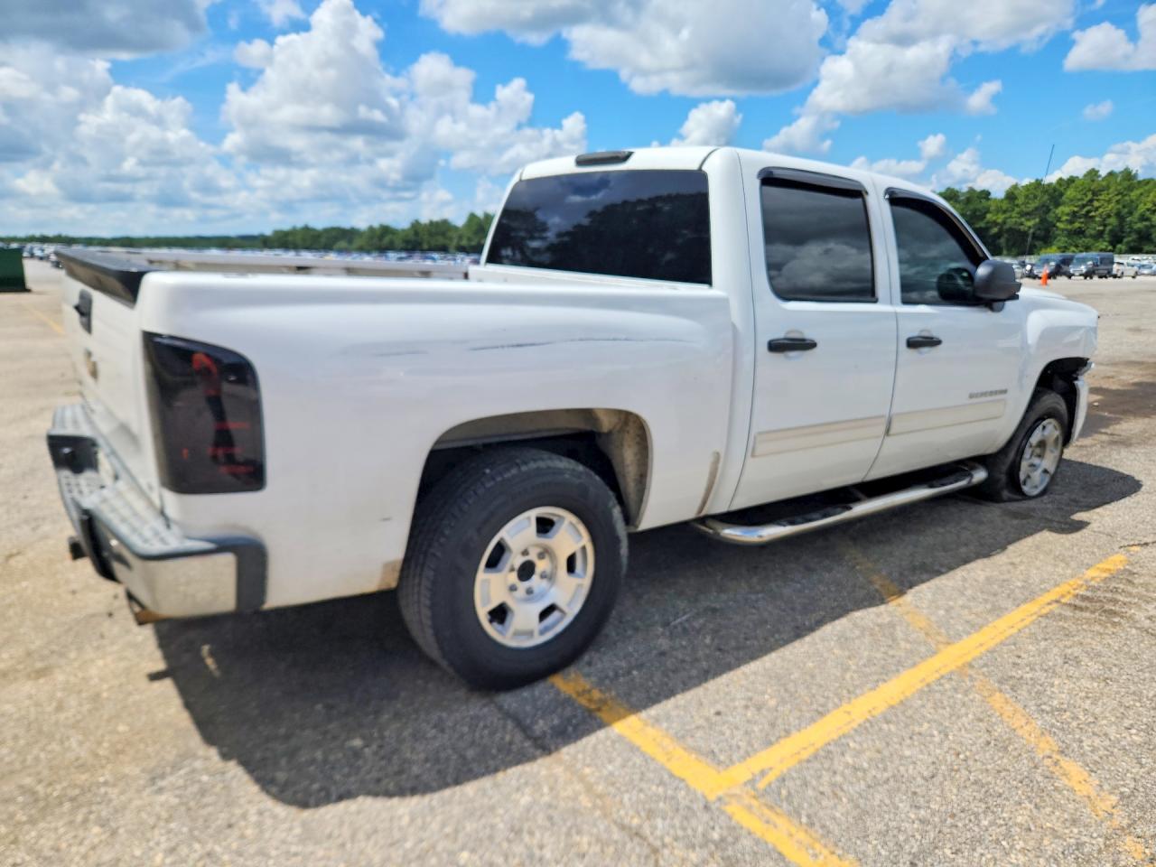 2010 Chevrolet Silverado C1500 Lt White vin: 3GCRCSE07AG295789