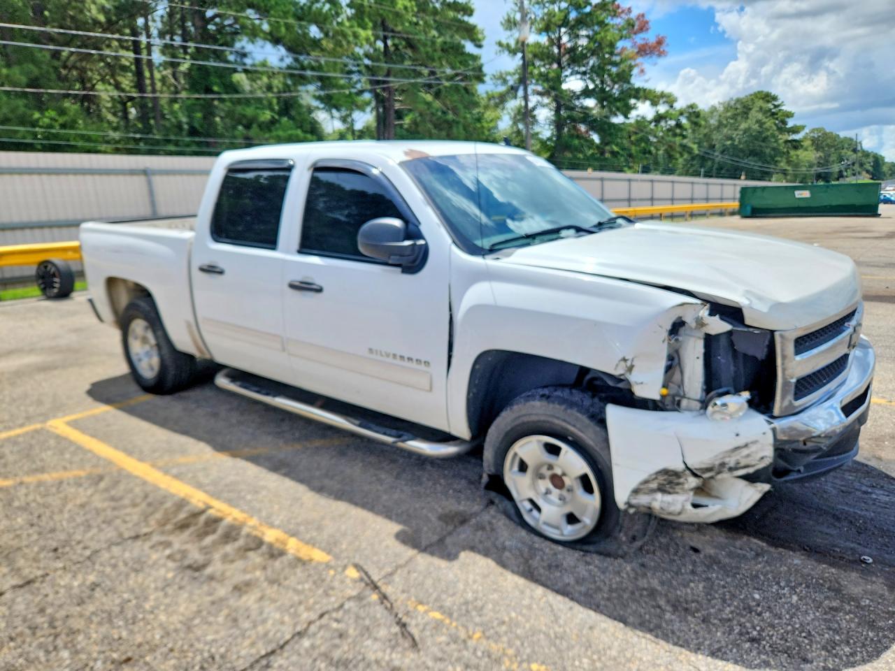 2010 Chevrolet Silverado C1500 Lt White vin: 3GCRCSE07AG295789
