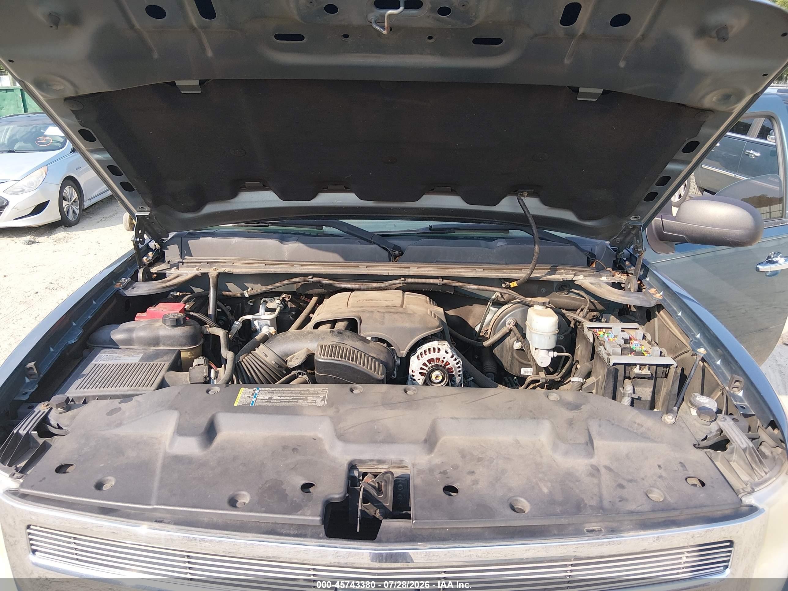 2010 Chevrolet Silverado 1500 Lt Light Blue vin: 3GCRCSE08AG175516