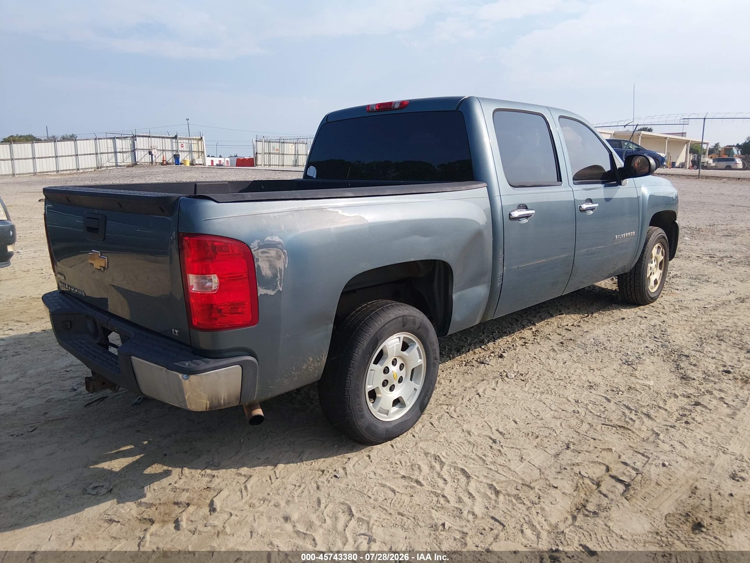 2010 Chevrolet Silverado 1500 Lt Light Blue vin: 3GCRCSE08AG175516