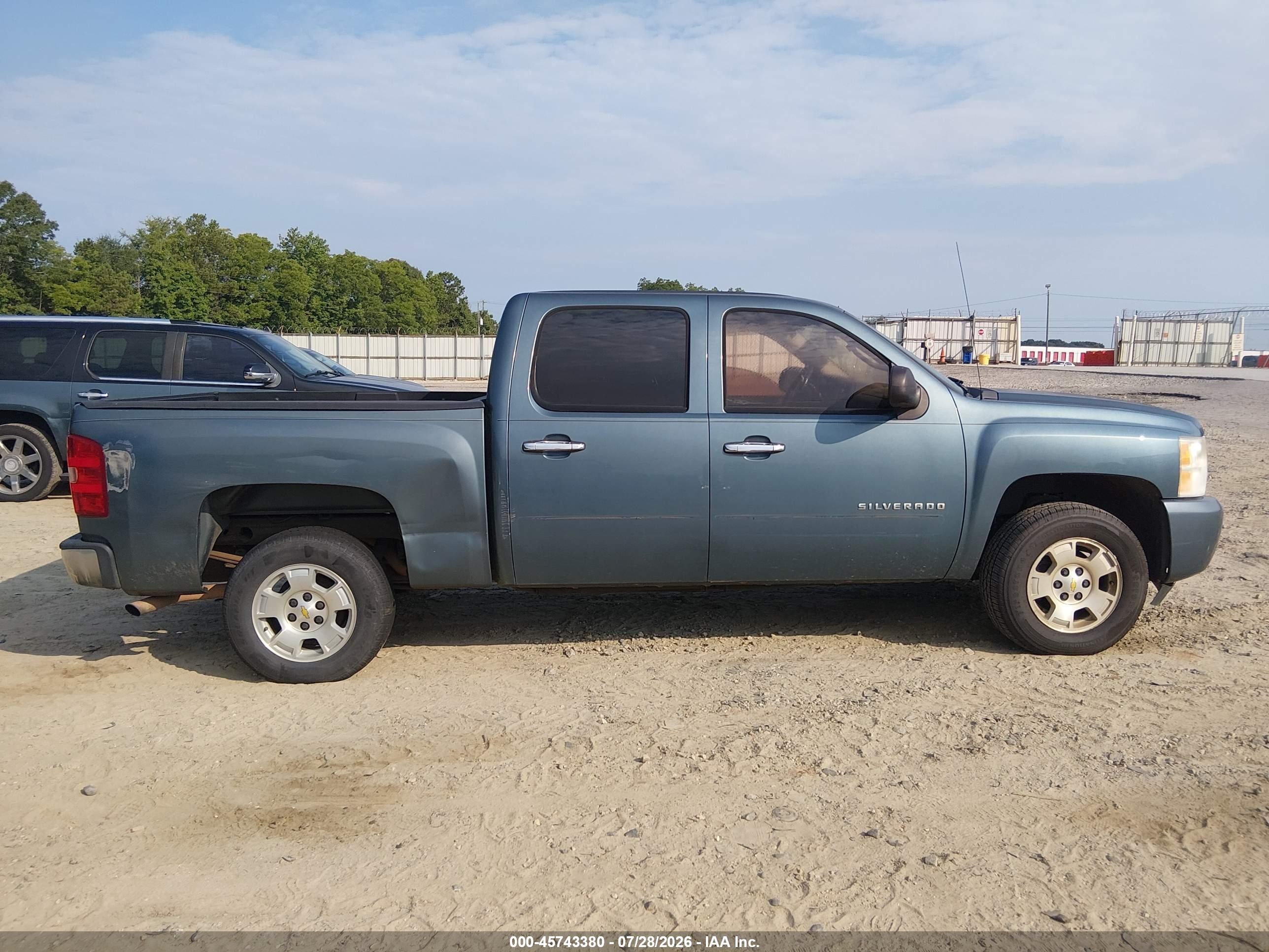 2010 Chevrolet Silverado 1500 Lt Light Blue vin: 3GCRCSE08AG175516